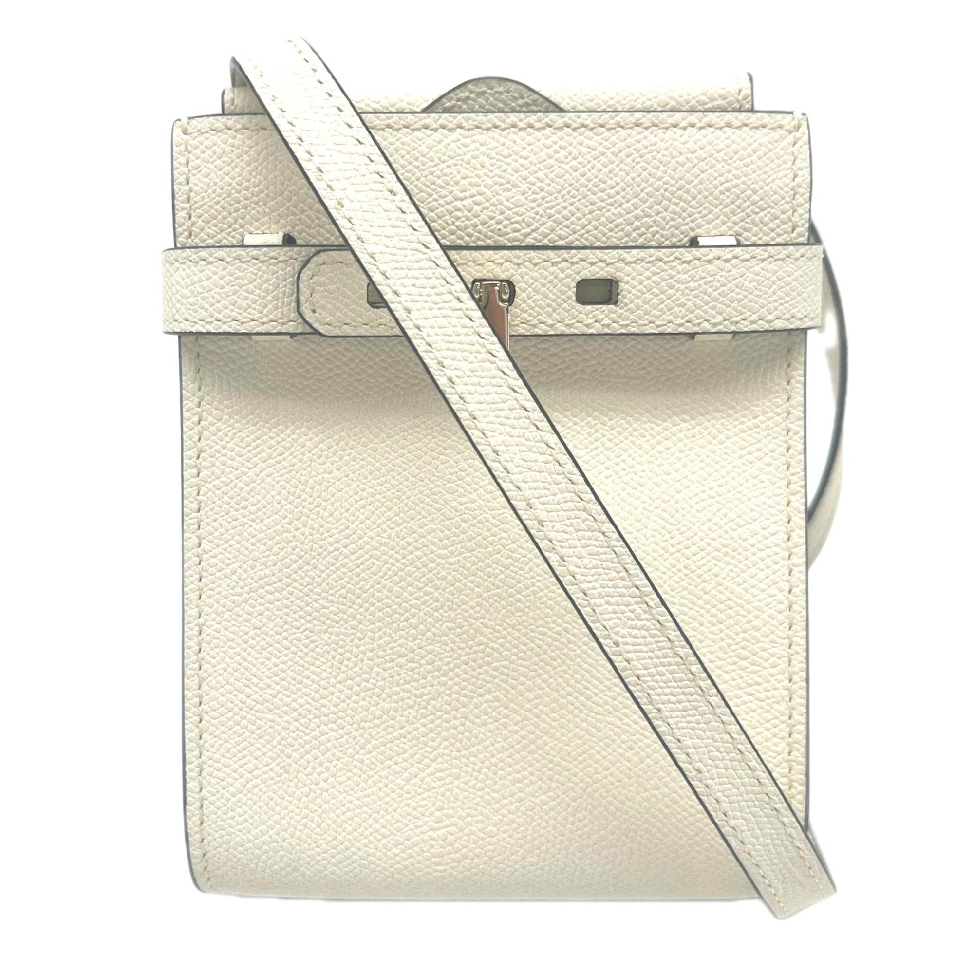 Valextra White Leather Shoulder Bag (Pre-Owned)