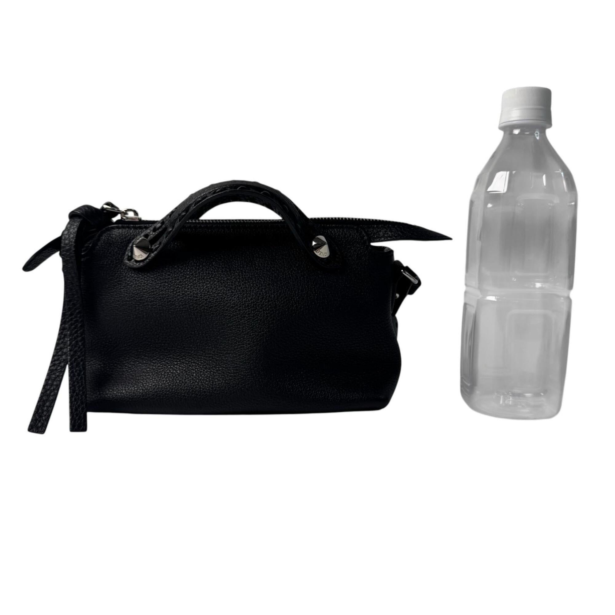 Fendi Black Leather Handbag Shoulder Bag (Pre-Owned)