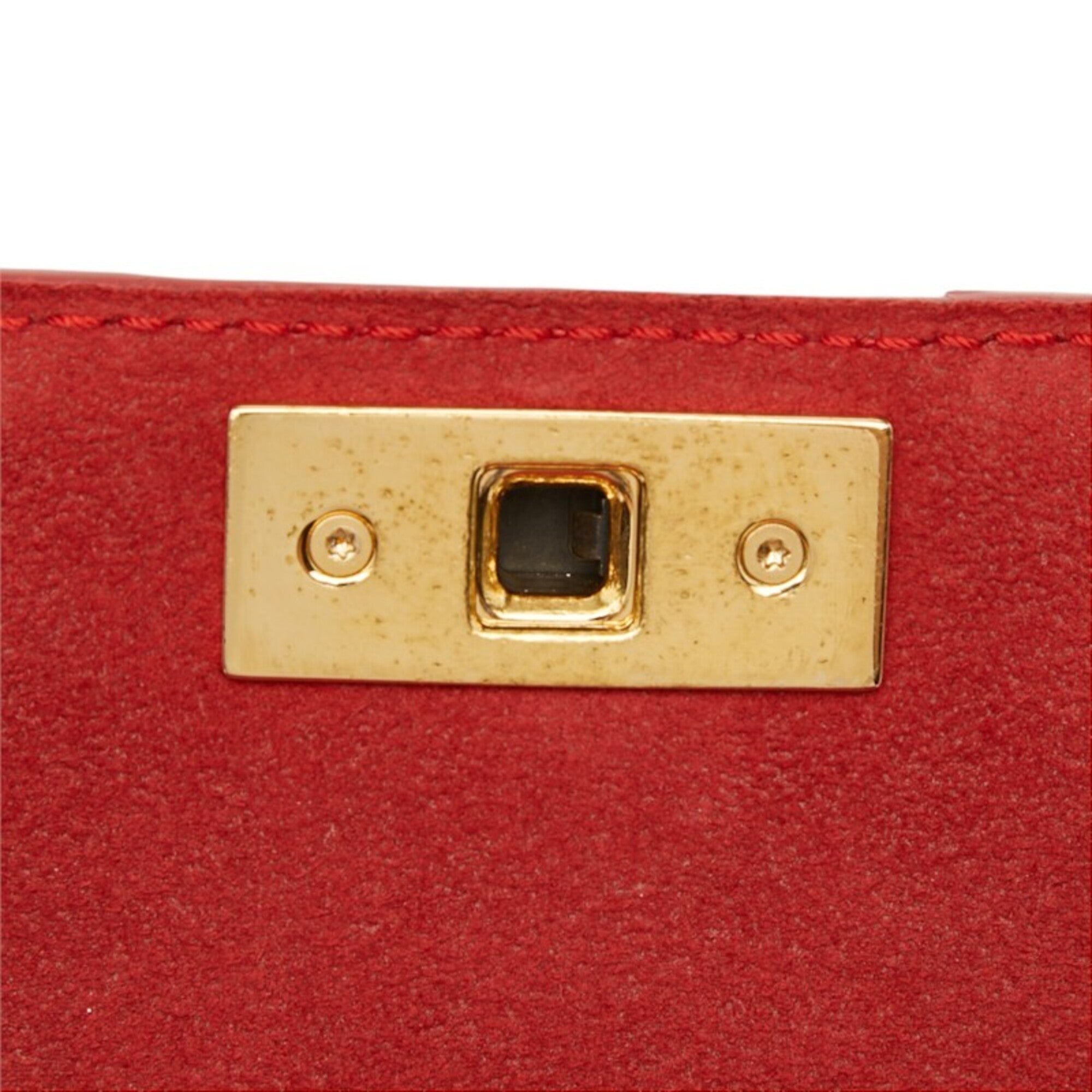 Louis Vuitton Cerise Monogram Red Color Leather Shoulder Bag (Pre-Owned)