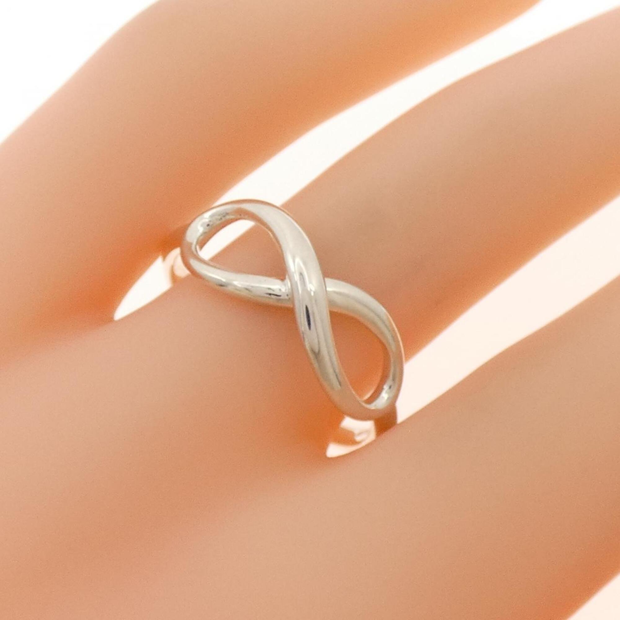 Tiffany Silver Silver 925 Band Ring (Pre-Owned)