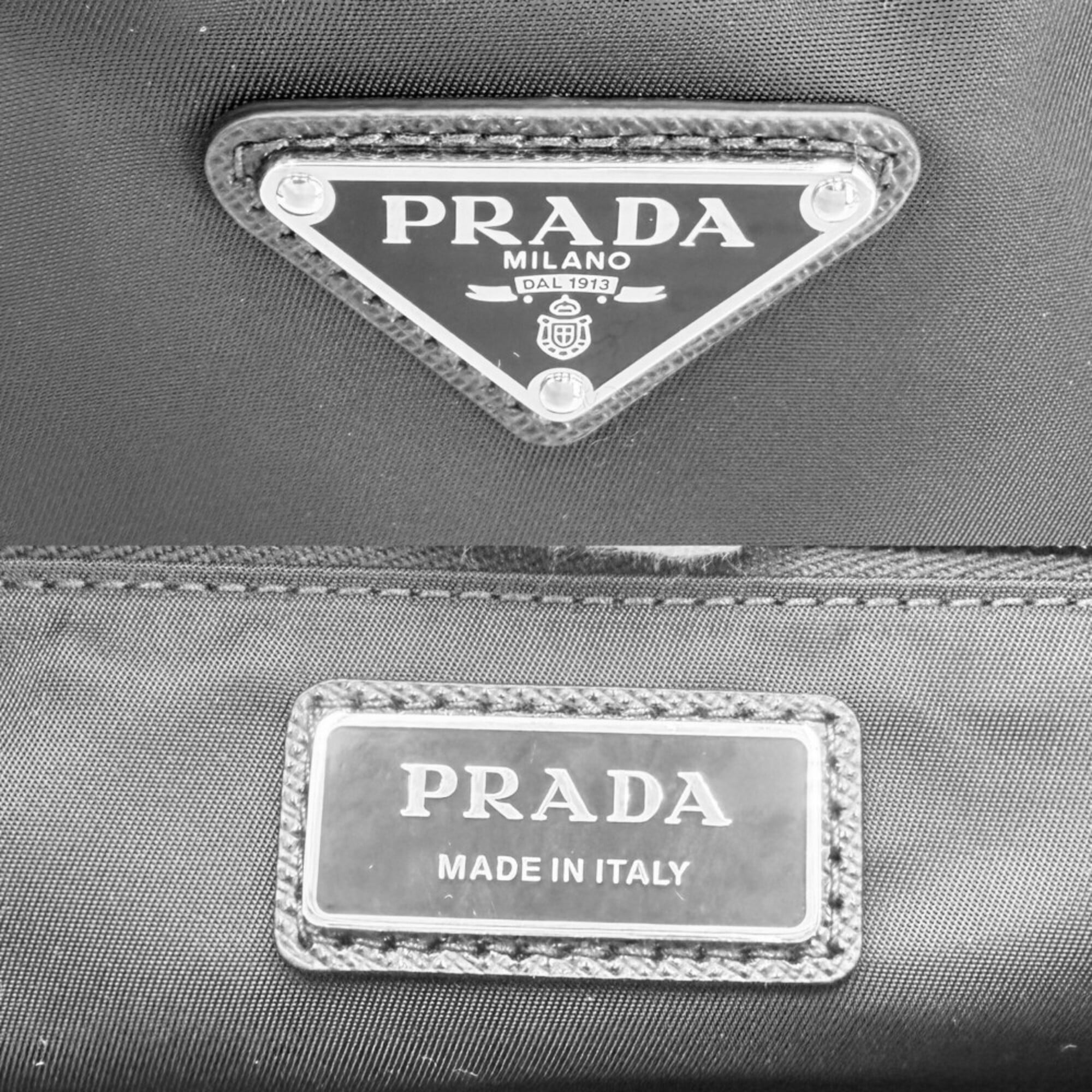 Prada Black Nylon Shoulder Bag (Pre-Owned)