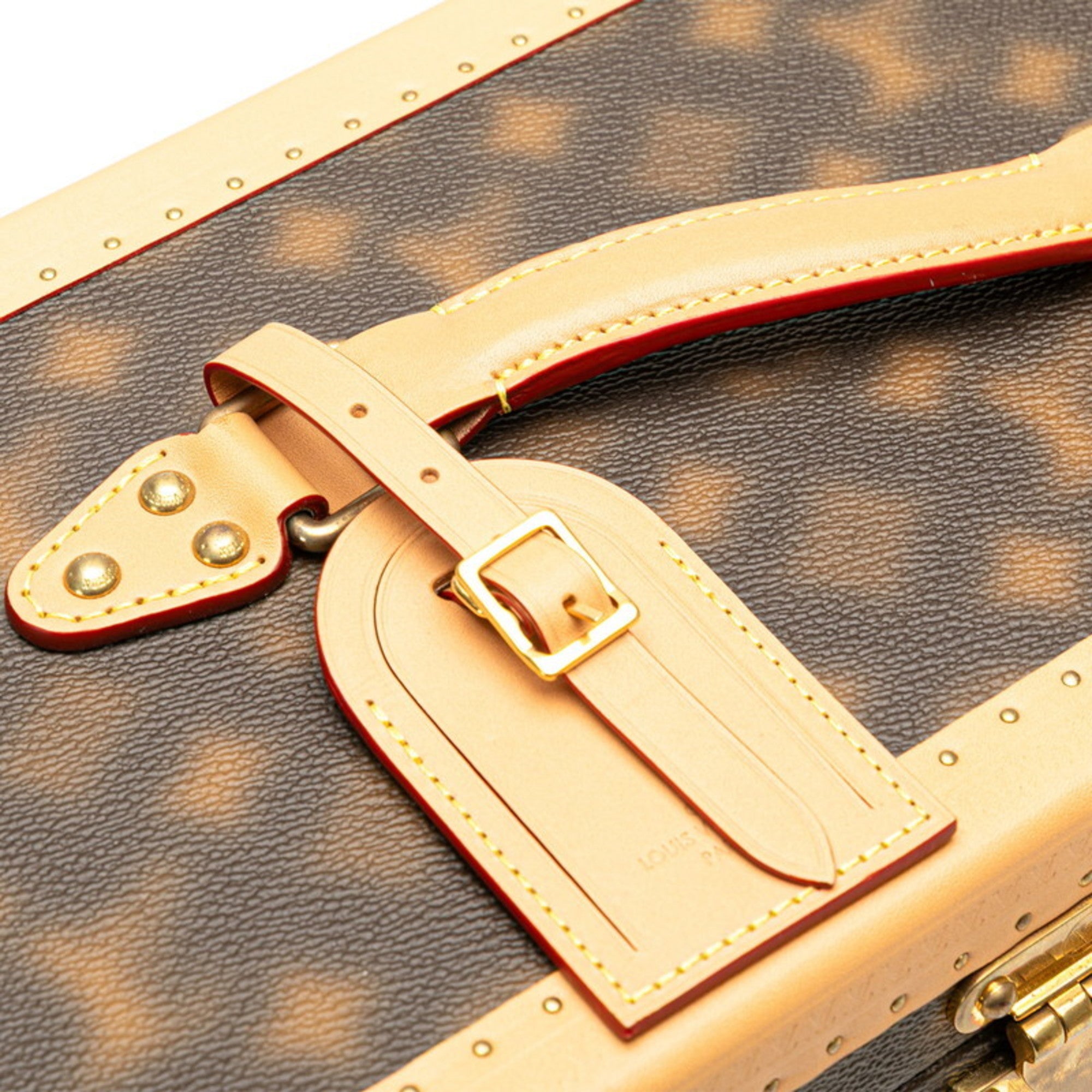 Louis Vuitton Brown Pvc Leather Handbag (Pre-Owned)