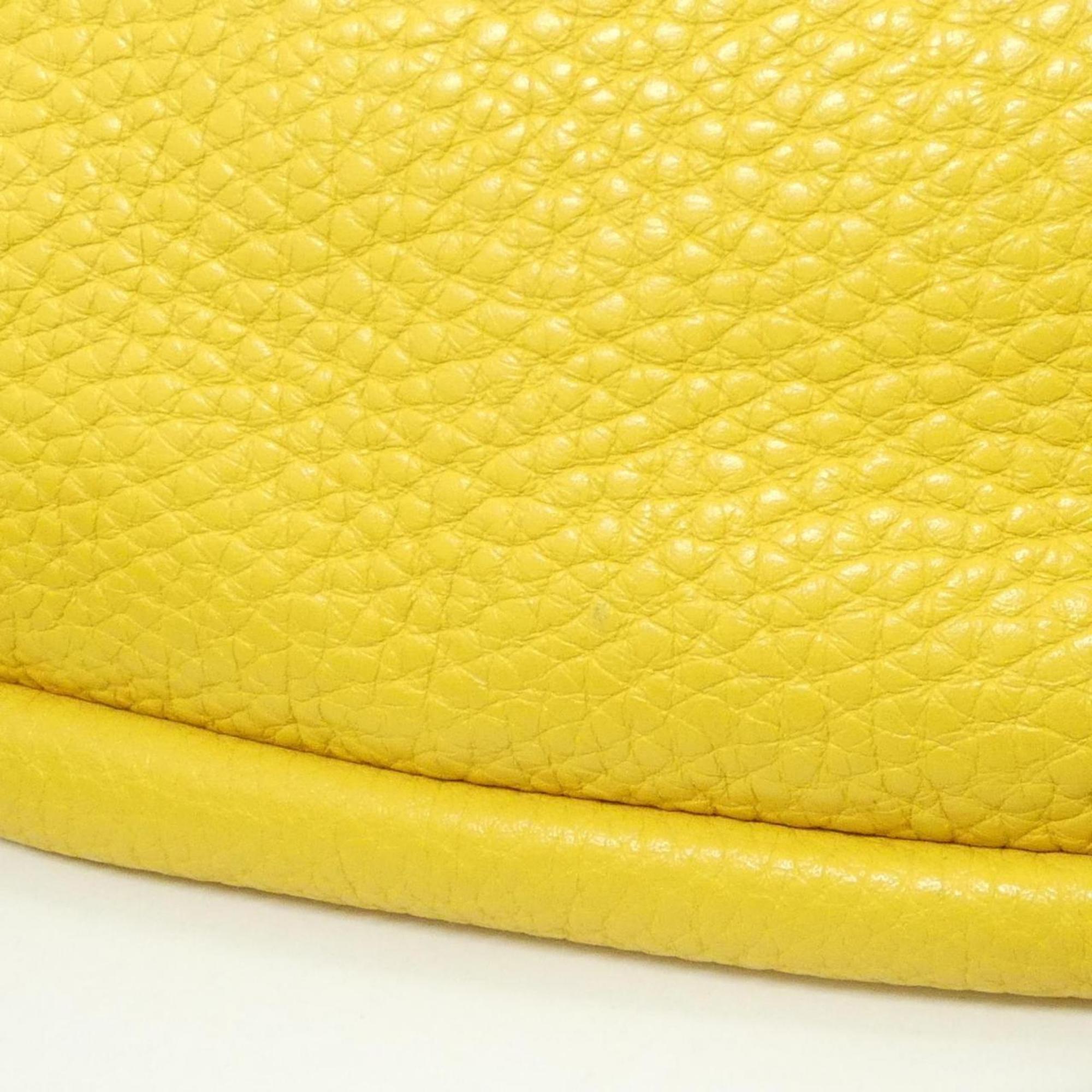 Fendi Yellow Leather Fanny Pack (Pre-Owned)