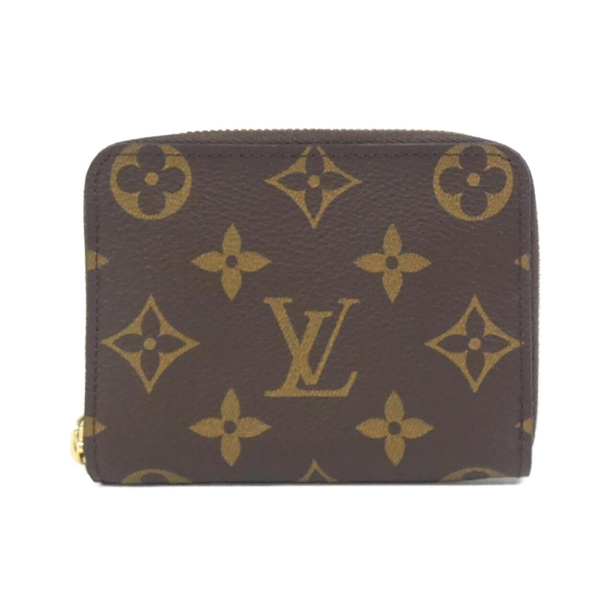 Louis Vuitton Marron Coated Canvas Coin Purse/Coin Case (Pre-Owned)