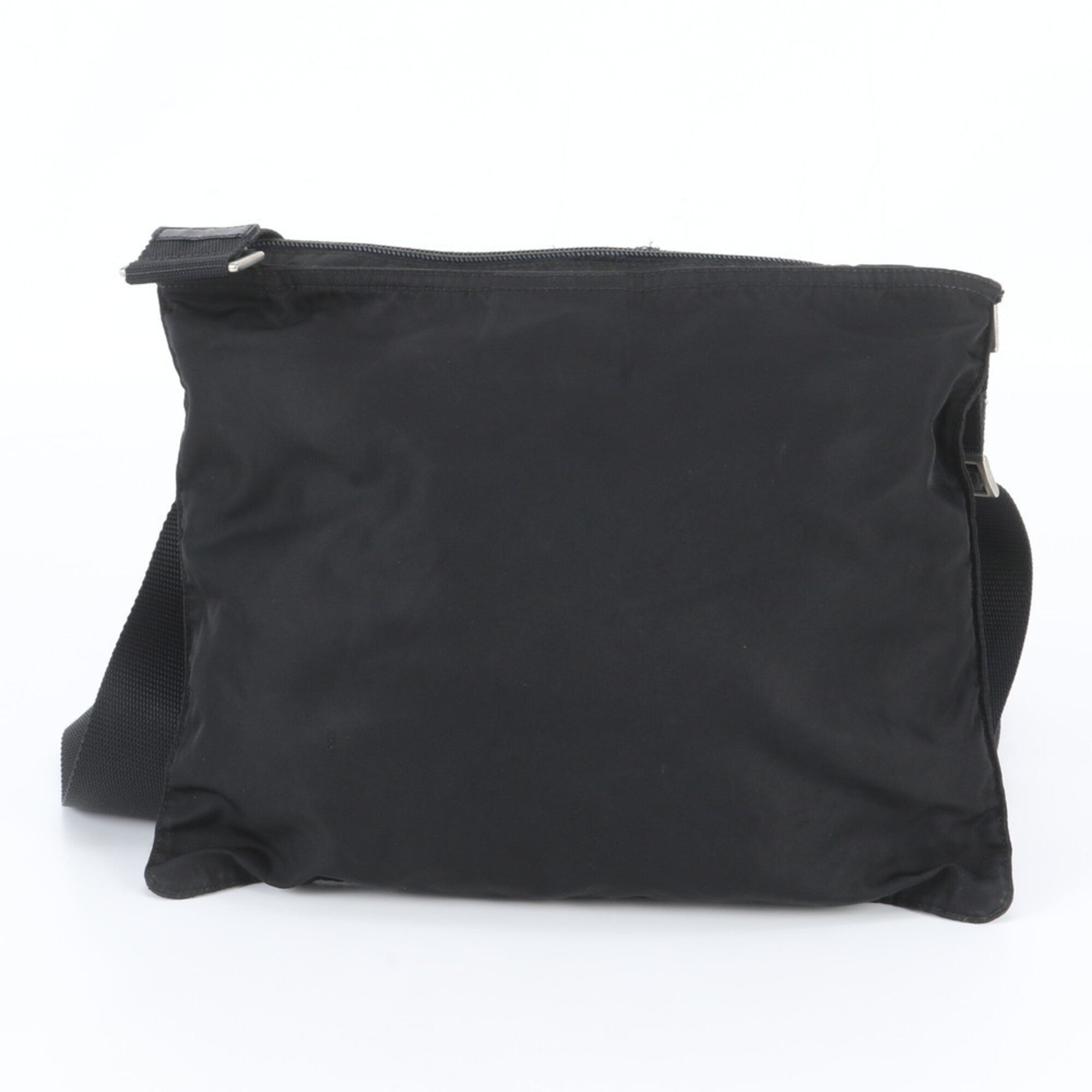Prada Black Messenger Bag Shoulder Bag (Pre-Owned)