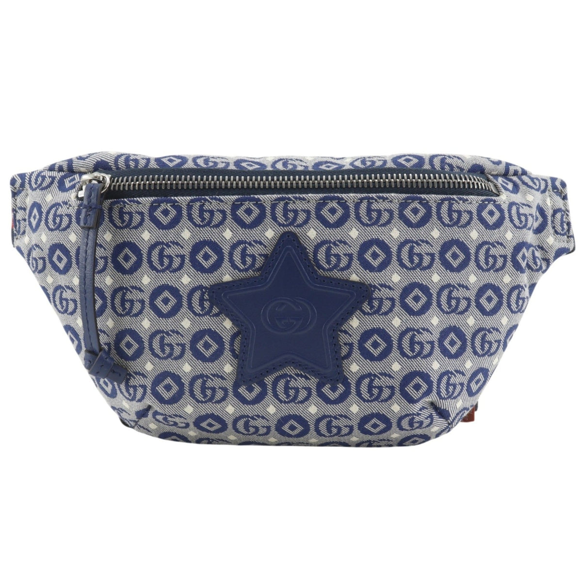 Gucci Navy Canvas Fanny Pack (Pre-Owned)