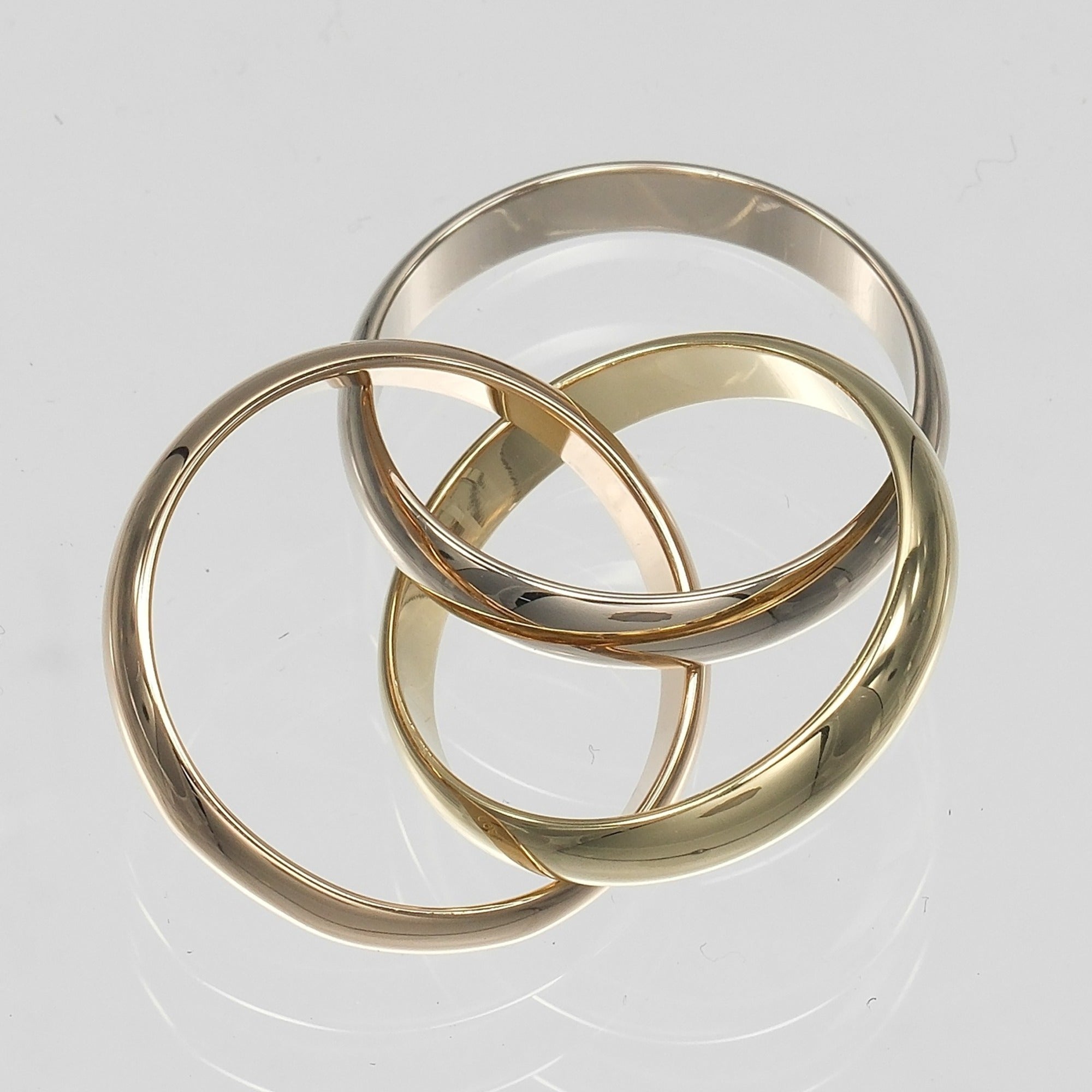 Cartier Yellow Gold (18K) Pink Gold (18K) White Gold (18K) Band Ring (Pre-Owned)