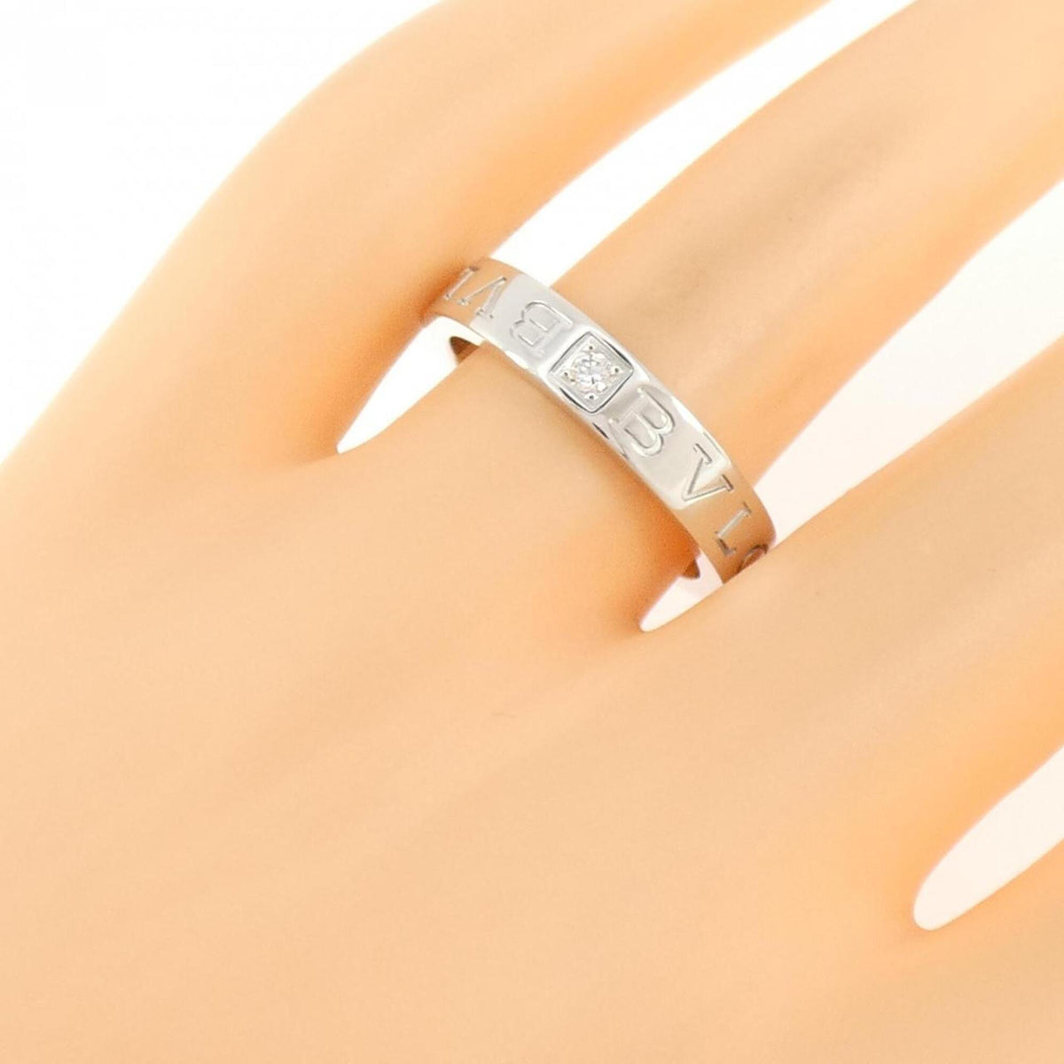 Bvlgari White Gold (18K) Band Ring (Pre-Owned)