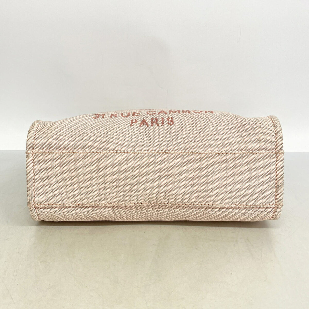 Chanel Pink Canvas Tote Bag (Pre-Owned)