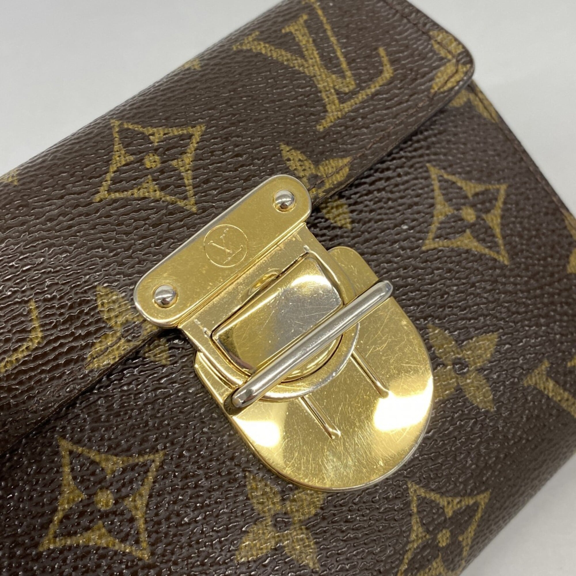 Louis Vuitton Brown Wallet (Tri-Fold) (Pre-Owned)