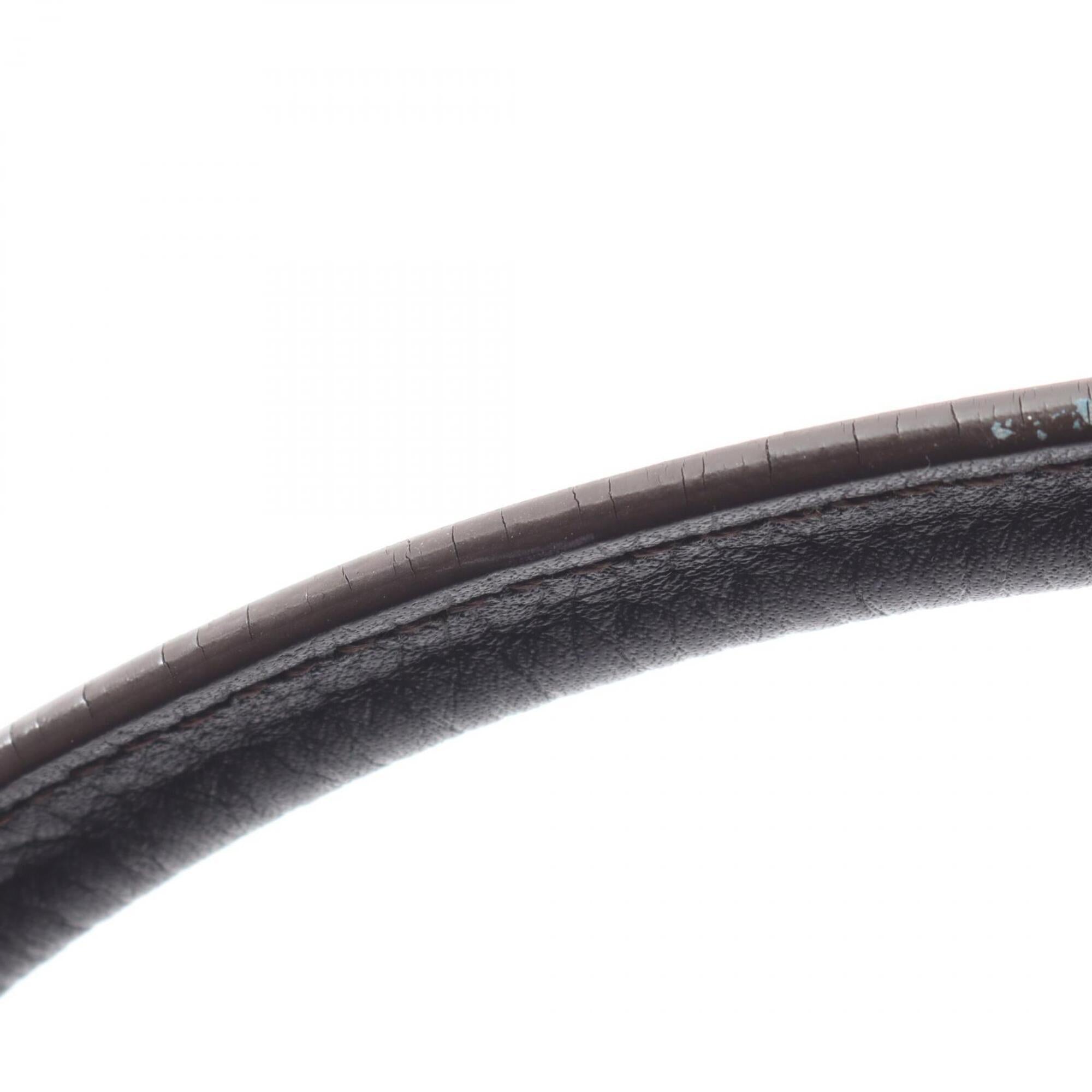 Salvatore Ferragamo Black Leather Handbag Shoulder Bag (Pre-Owned)