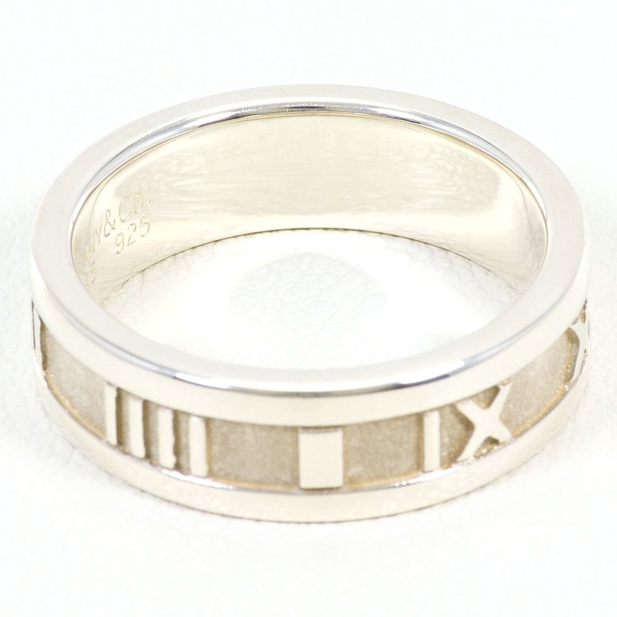 Tiffany Atlas Silver 925 Band Ring (Pre-Owned)