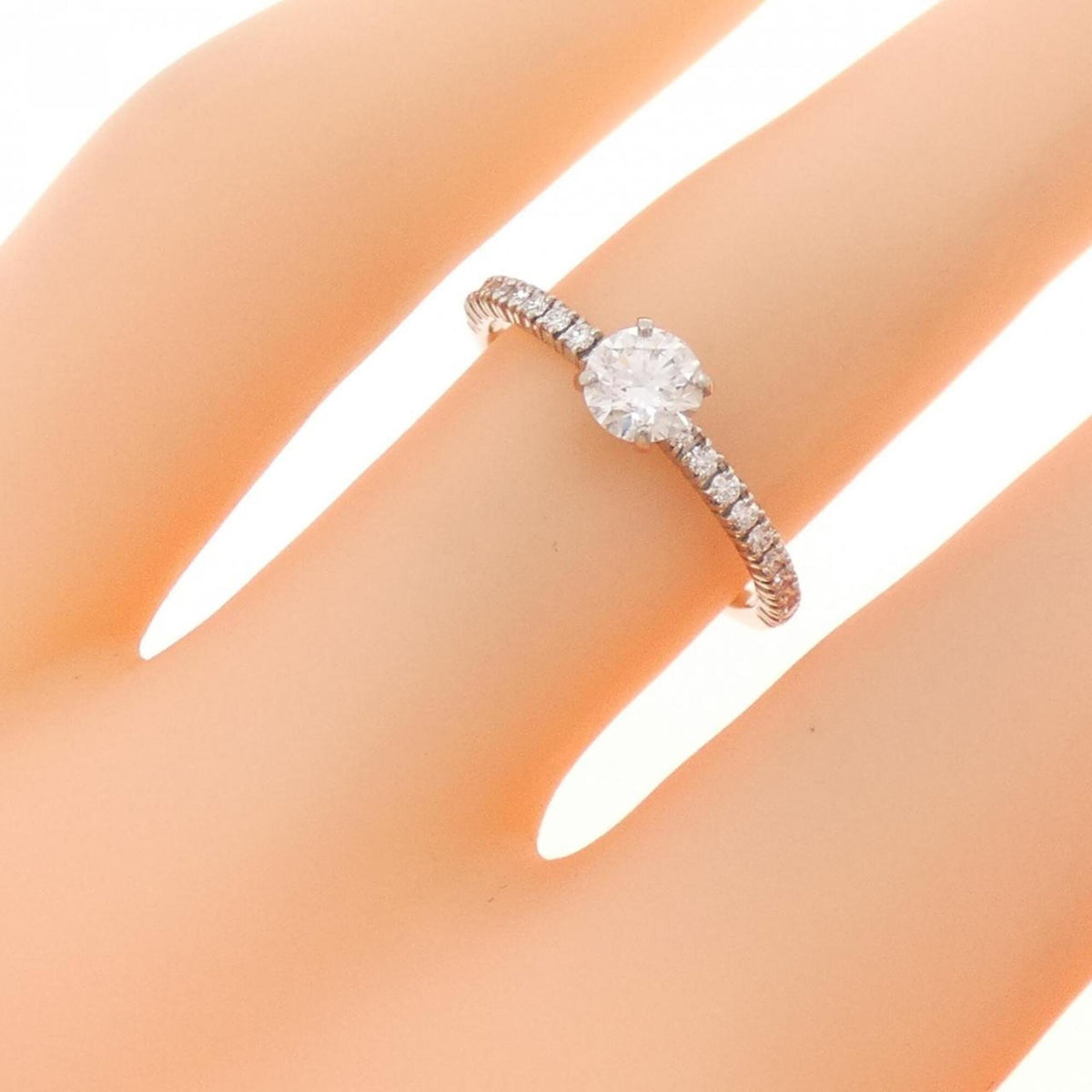 Cartier Silver Platinum 950 Anniversary Ring (Pre-Owned)