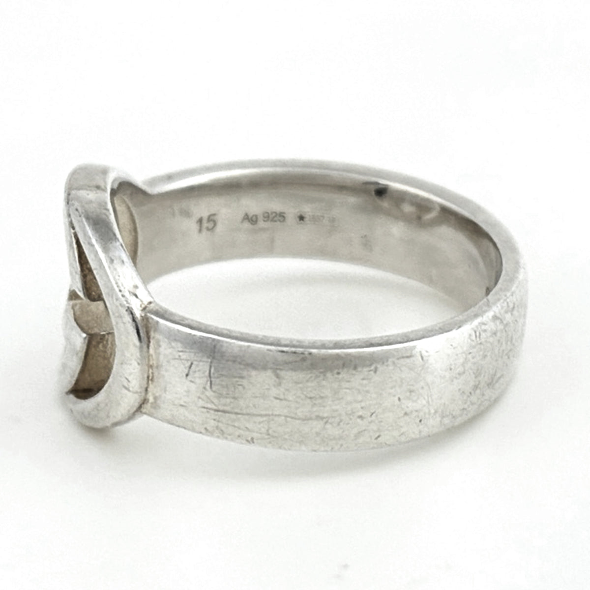 Gucci Silver Silver 925 Band Ring (Pre-Owned)
