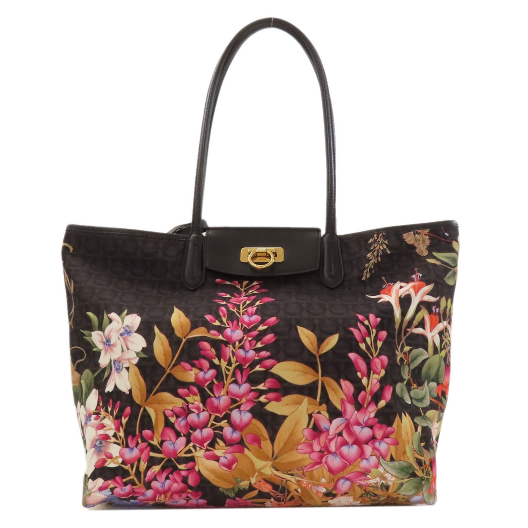 Salvatore Ferragamo Black Nylon Tote Bag (Pre-Owned)