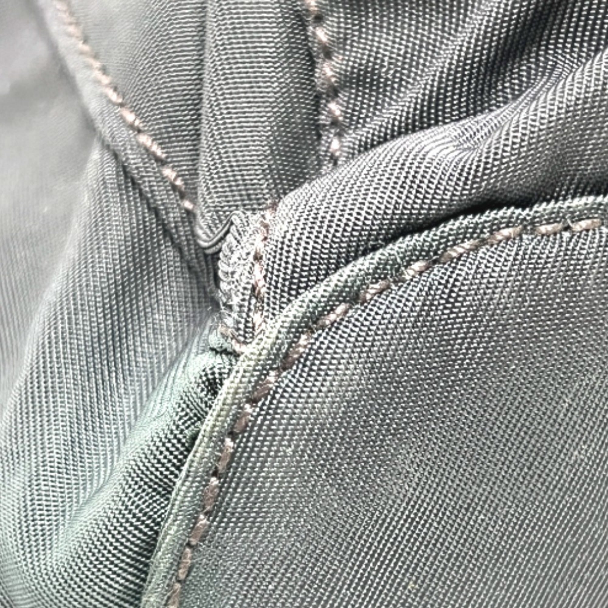Prada Purple Nylon Leather Backpack (Pre-Owned)