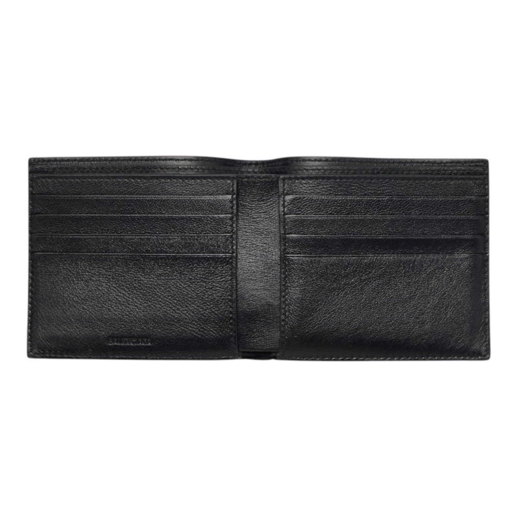 Balenciaga Black Leather Wallet (Bi-Fold) (Pre-Owned)