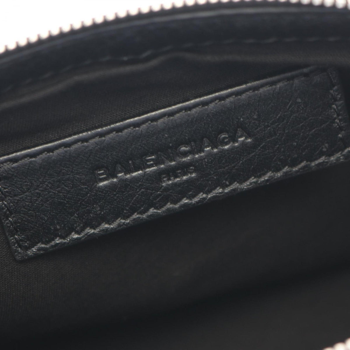 Balenciaga Black Leather Clutch Bag (Pre-Owned)