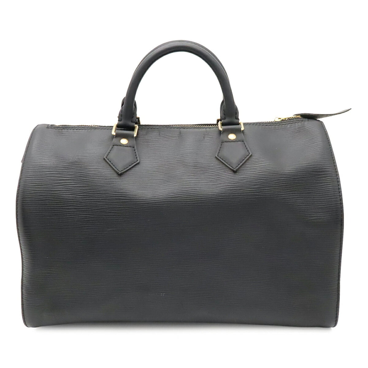 Louis Vuitton Epi Black Noir Epi Leather Boston Bag Handbag (Pre-Owned)