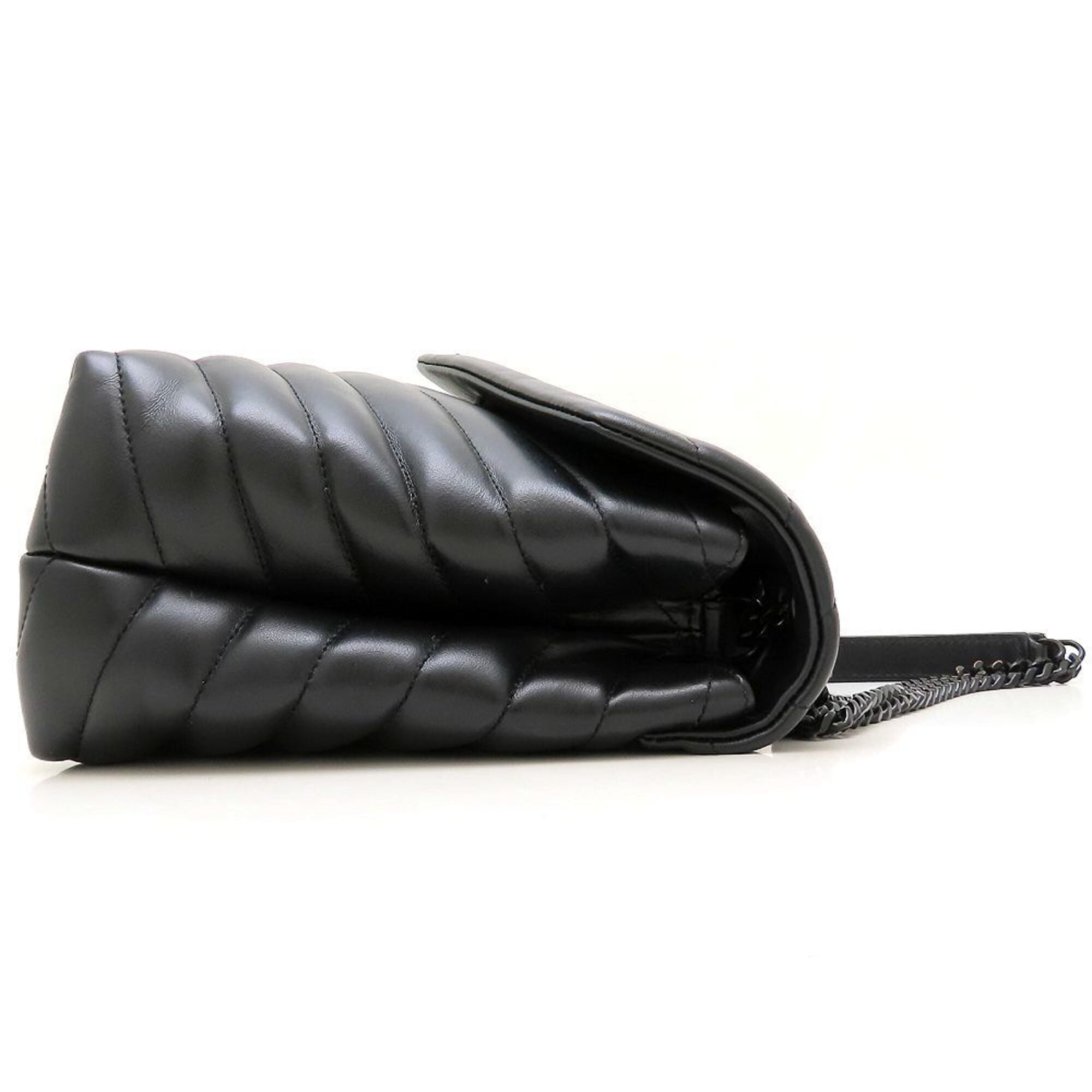 Yves Saint Laurent Black Leather Shoulder Bag (Pre-Owned)