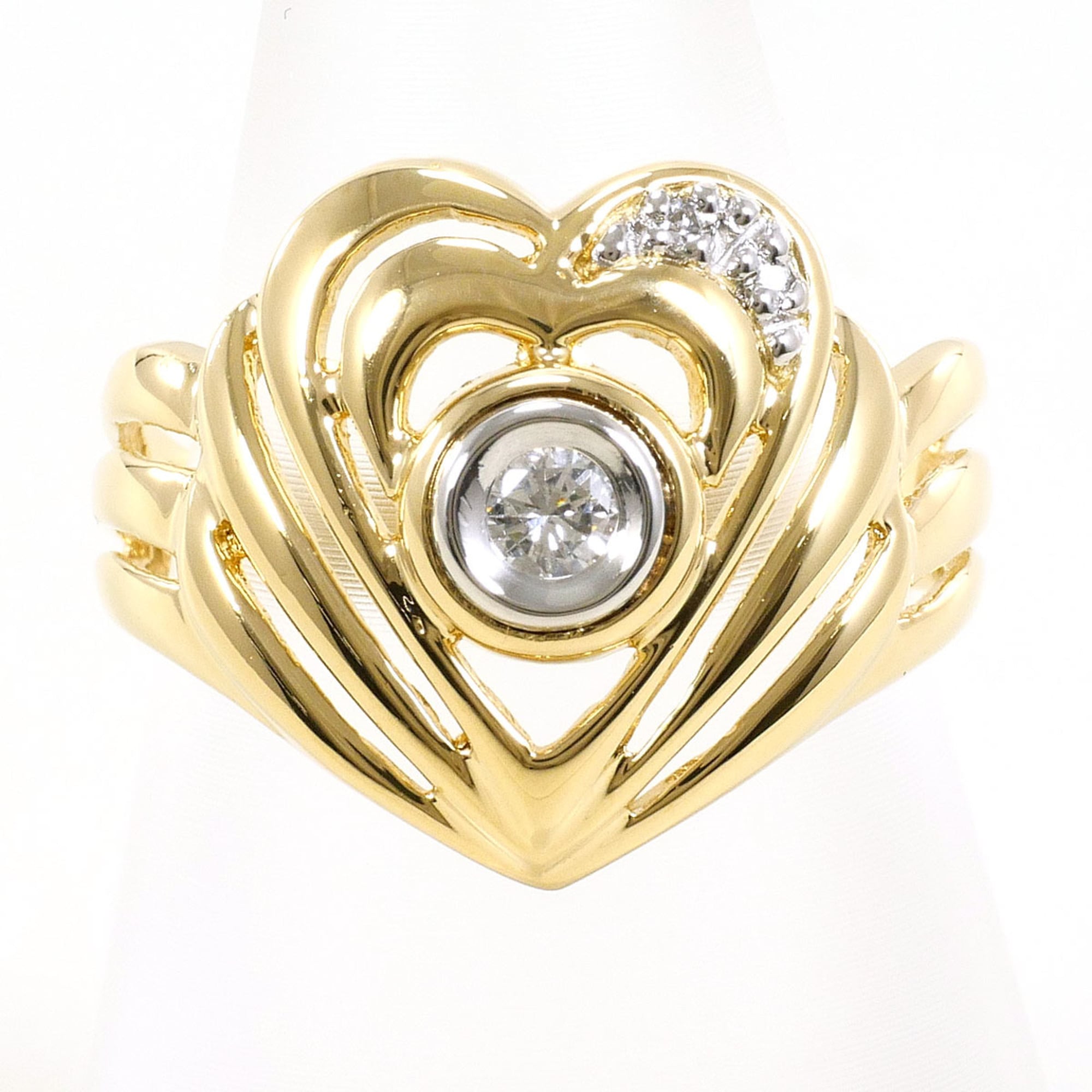 Unbranded Platinum Yellow Gold Yellow Gold (18K) Platinum 900 Band Ring (Pre-Owned)
