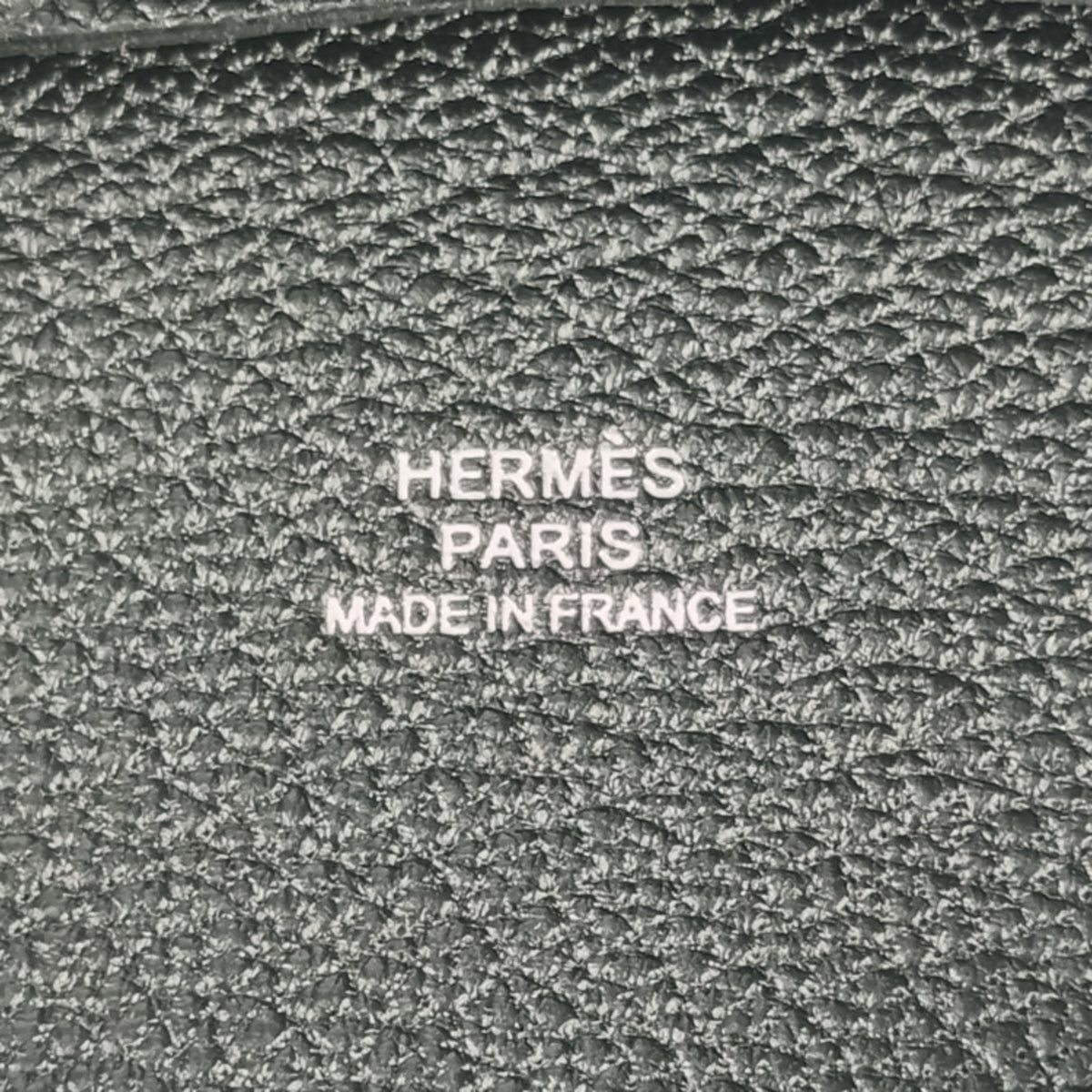 Hermes Black Chevre Leather Coin Purse/Coin Case (Pre-Owned)