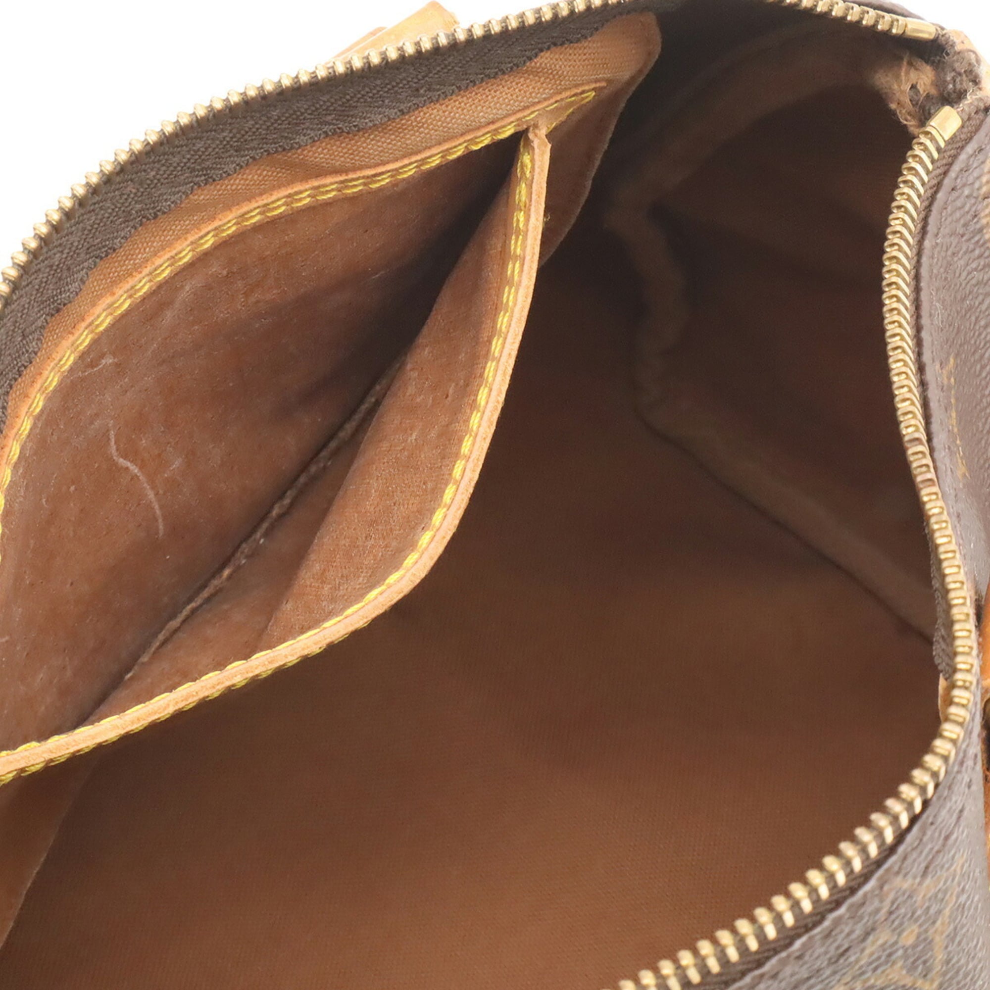Louis Vuitton Brown White Monogram Handbag (Pre-Owned)