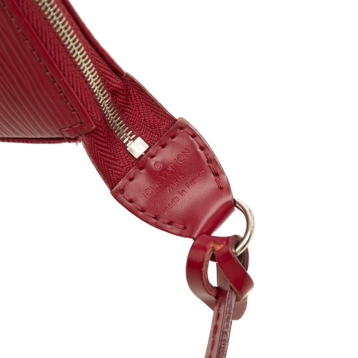 Louis Vuitton Bordeaux Leather Handbag Pochette Pouch (Pre-Owned)