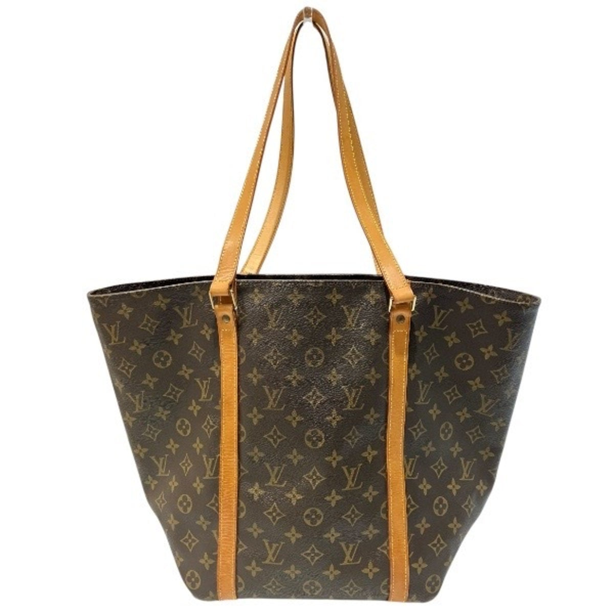 Louis Vuitton Brown Monogram Handbag Tote Bag (Pre-Owned)