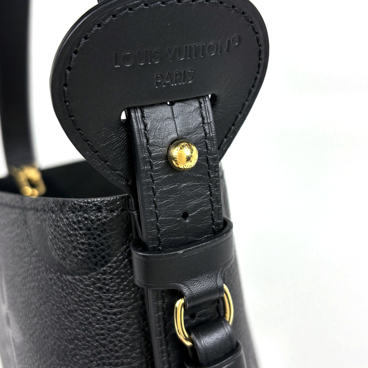 Louis Vuitton Black Monogram Empreinte Handbag (Pre-Owned)