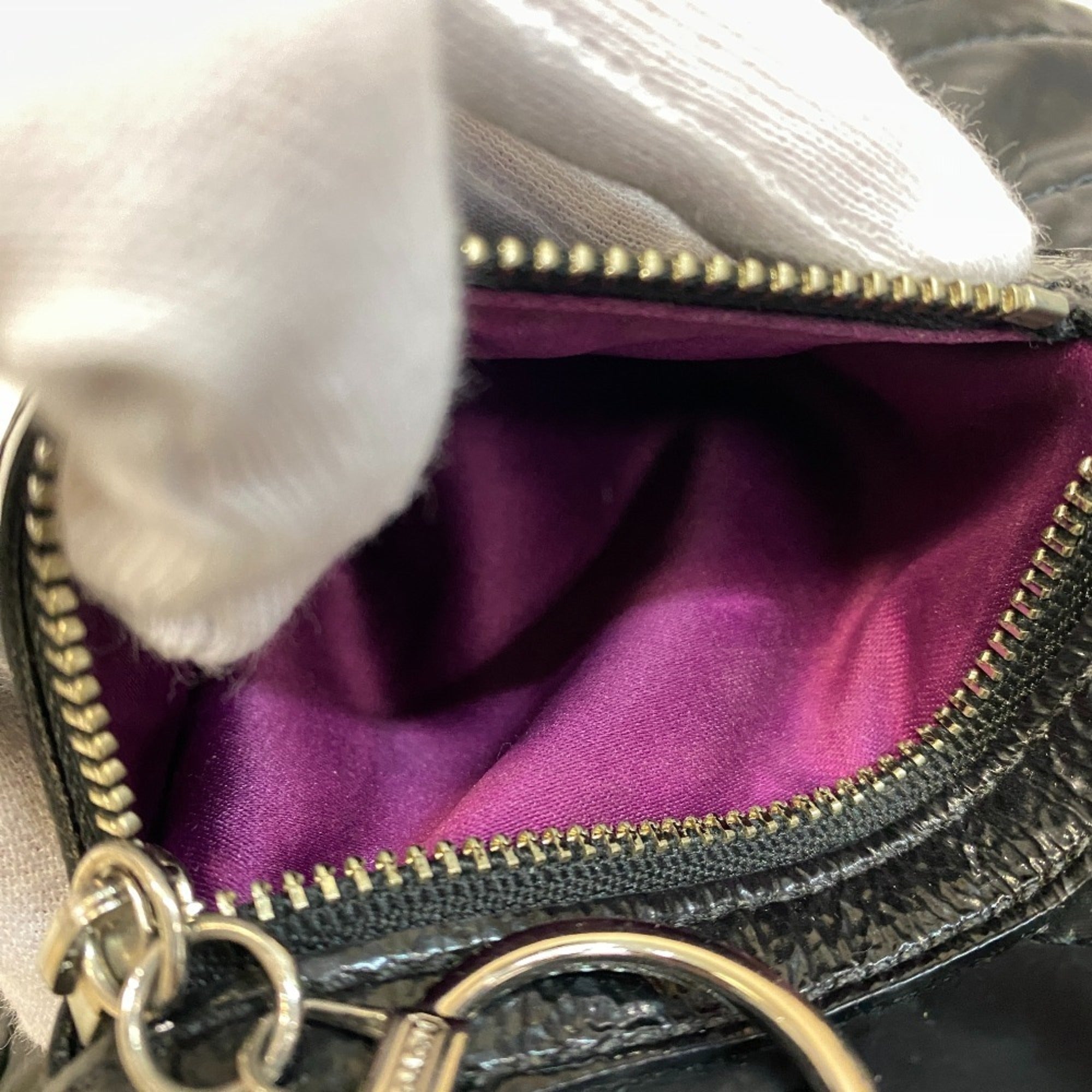 Coach Black Nylon Leather Tote Bag (Pre-Owned)