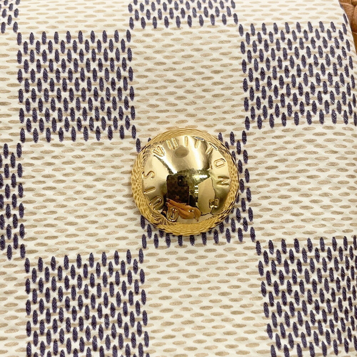 Louis Vuitton Damier Azur Beige Rose Damier Azur Handbag Tote Bag (Pre-Owned)