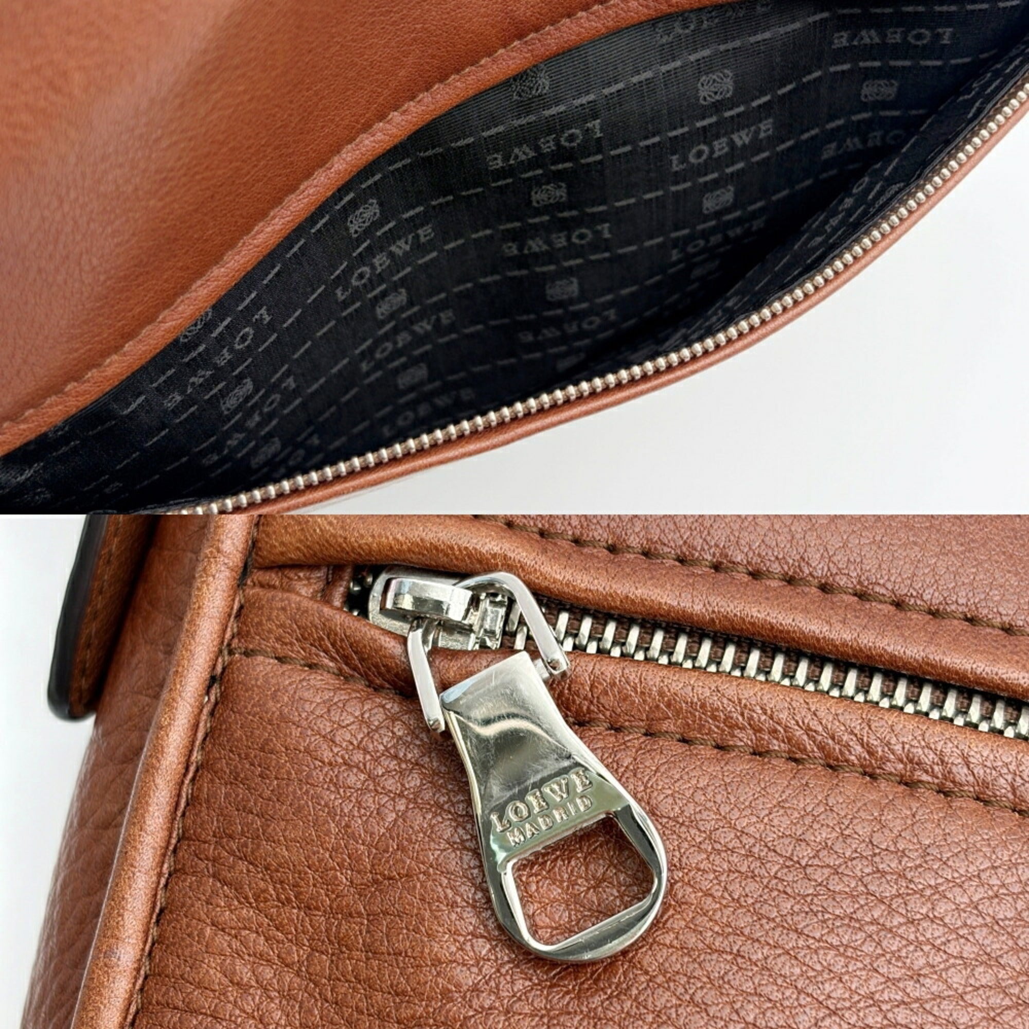 Loewe Brown Leather Shoulder Bag (Pre-Owned)