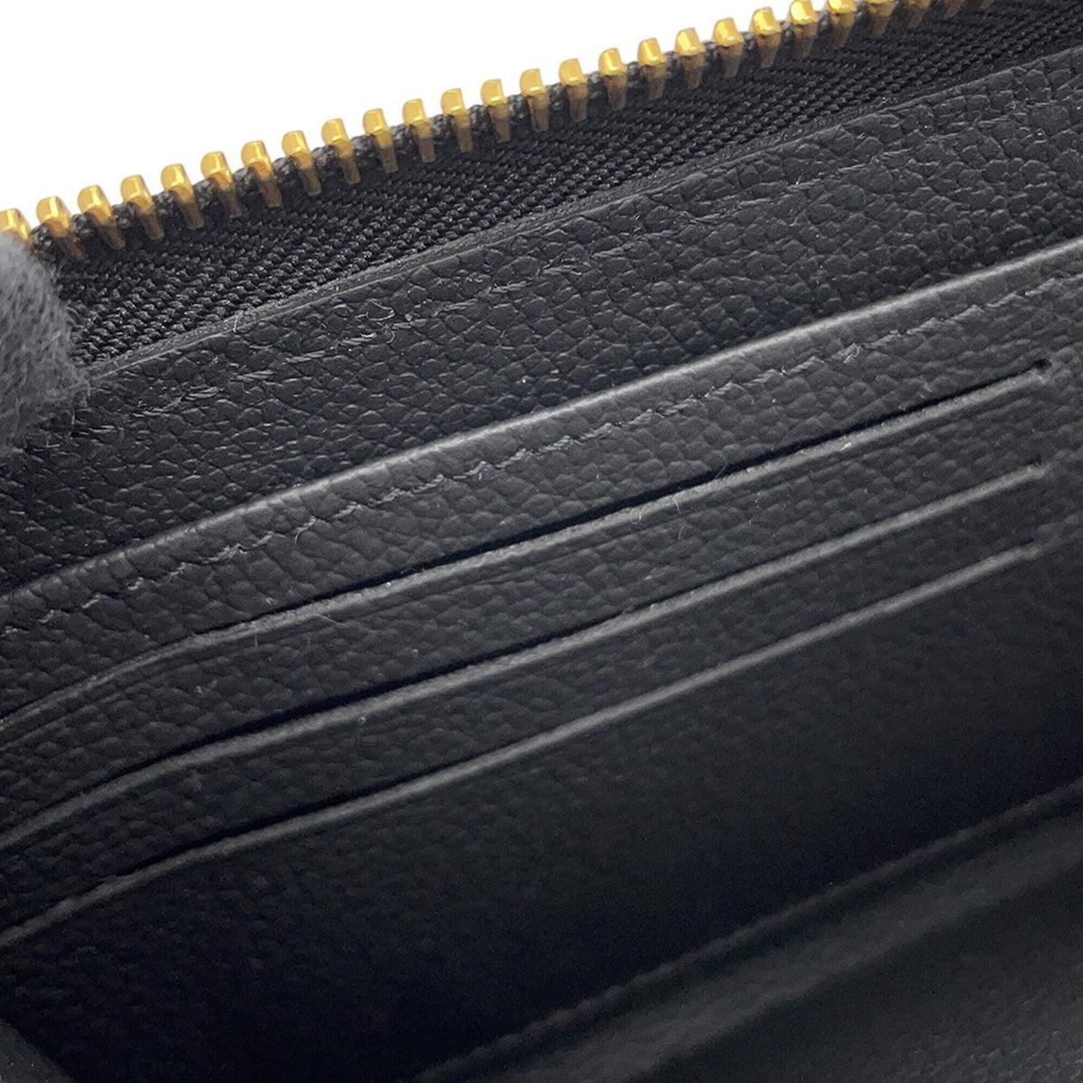 Louis Vuitton Monogram Empreinte Black Noir Monogram Empreinte Long Wallet (Bi-Fold) (Pre-Owned)