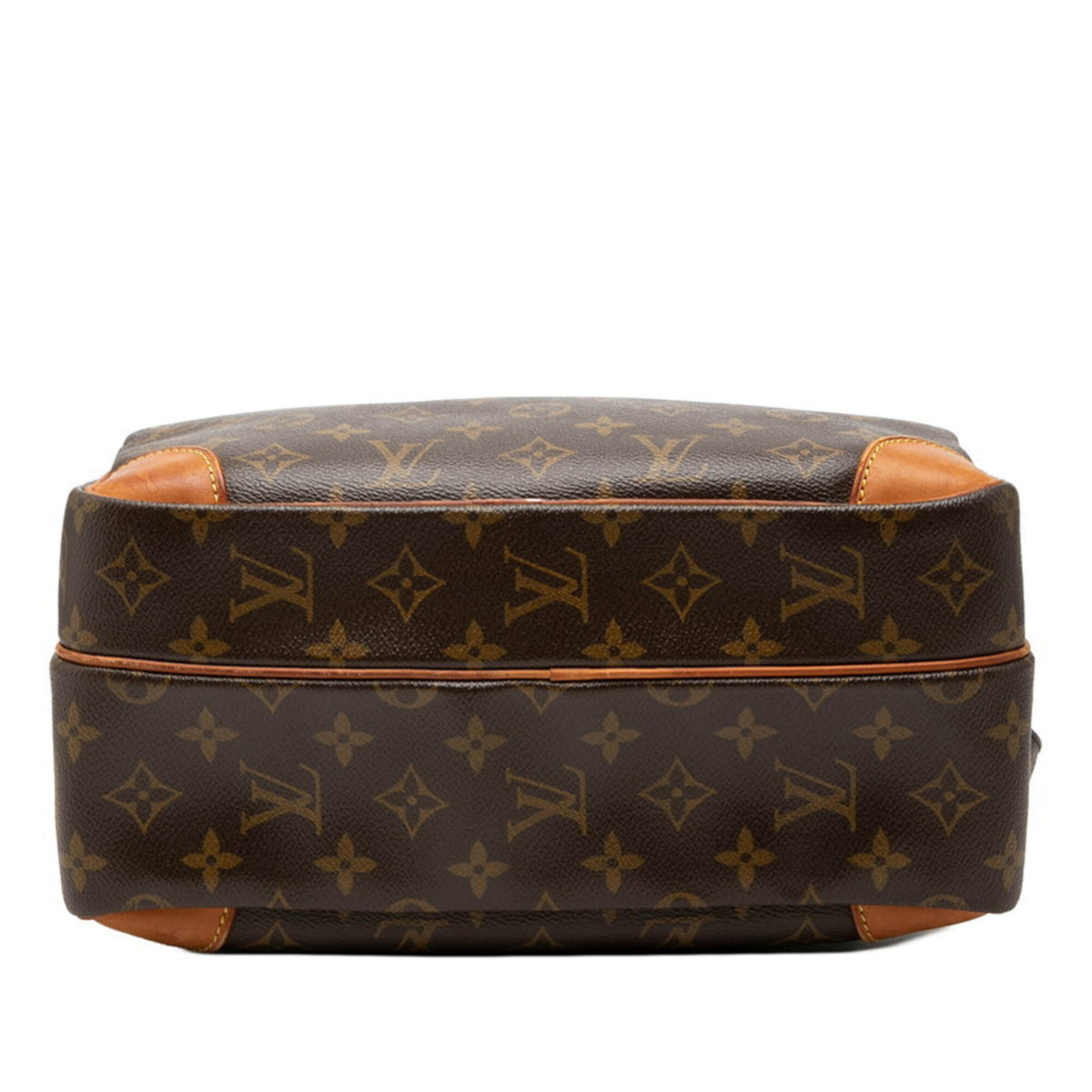 Louis Vuitton Brown Pvc Leather Messenger Bag Shoulder Bag (Pre-Owned)