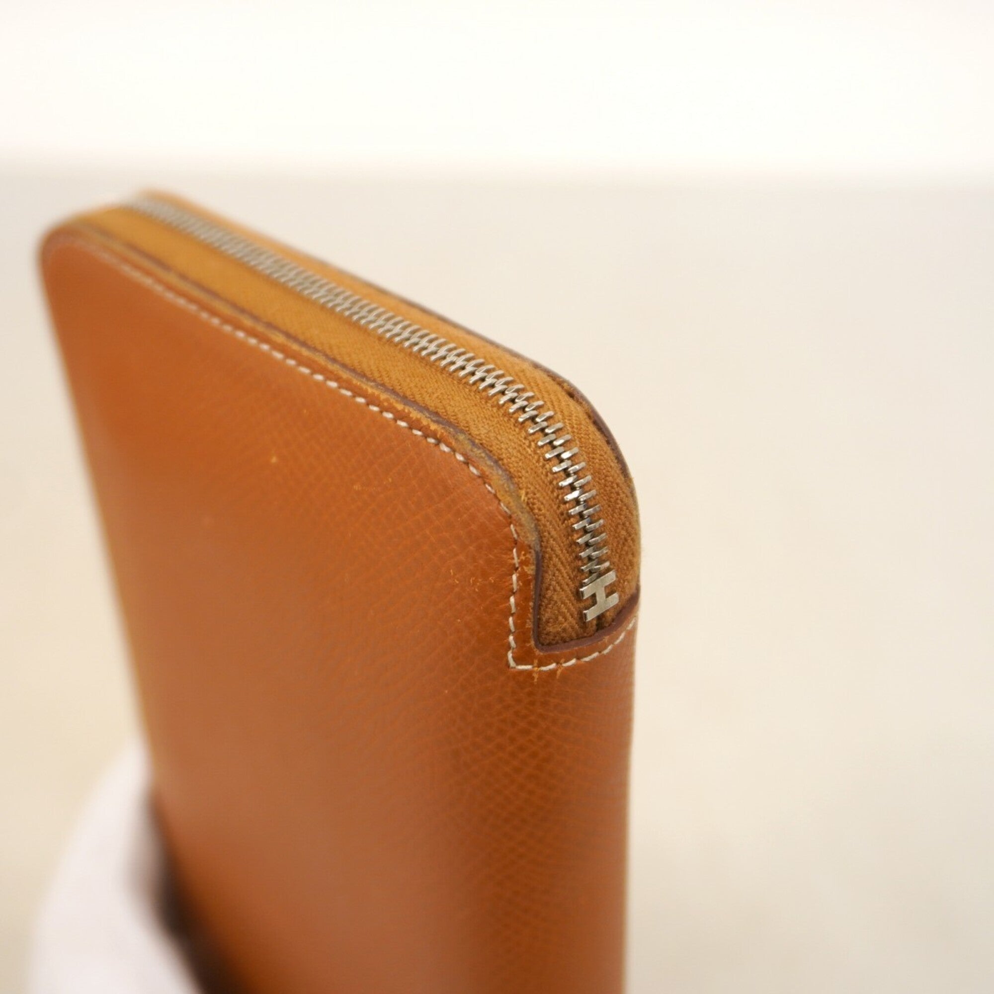Hermes Gold Epsom Leather Long Wallet (Bi-Fold) (Pre-Owned)