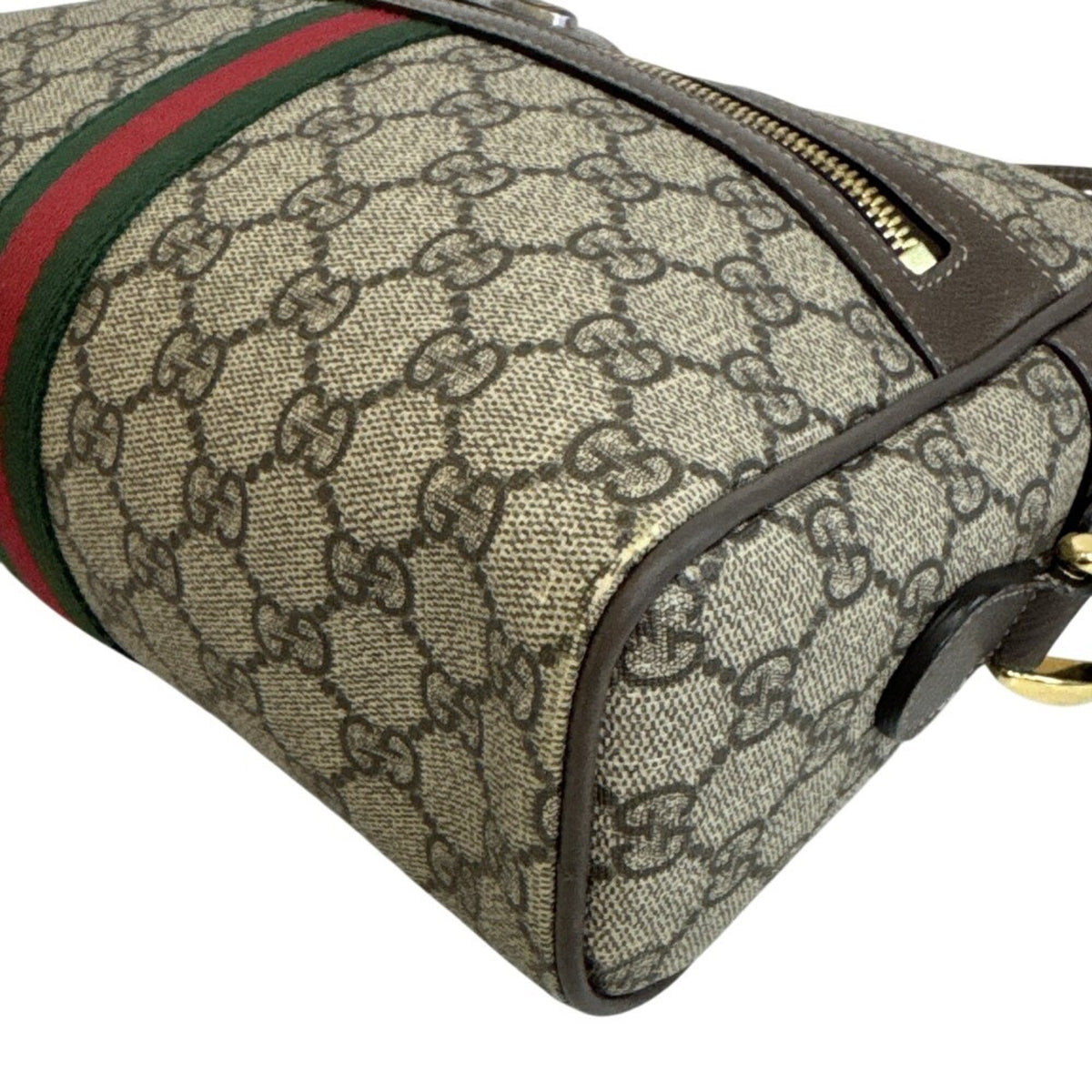 Gucci Brown Pvc Shoulder Bag (Pre-Owned)