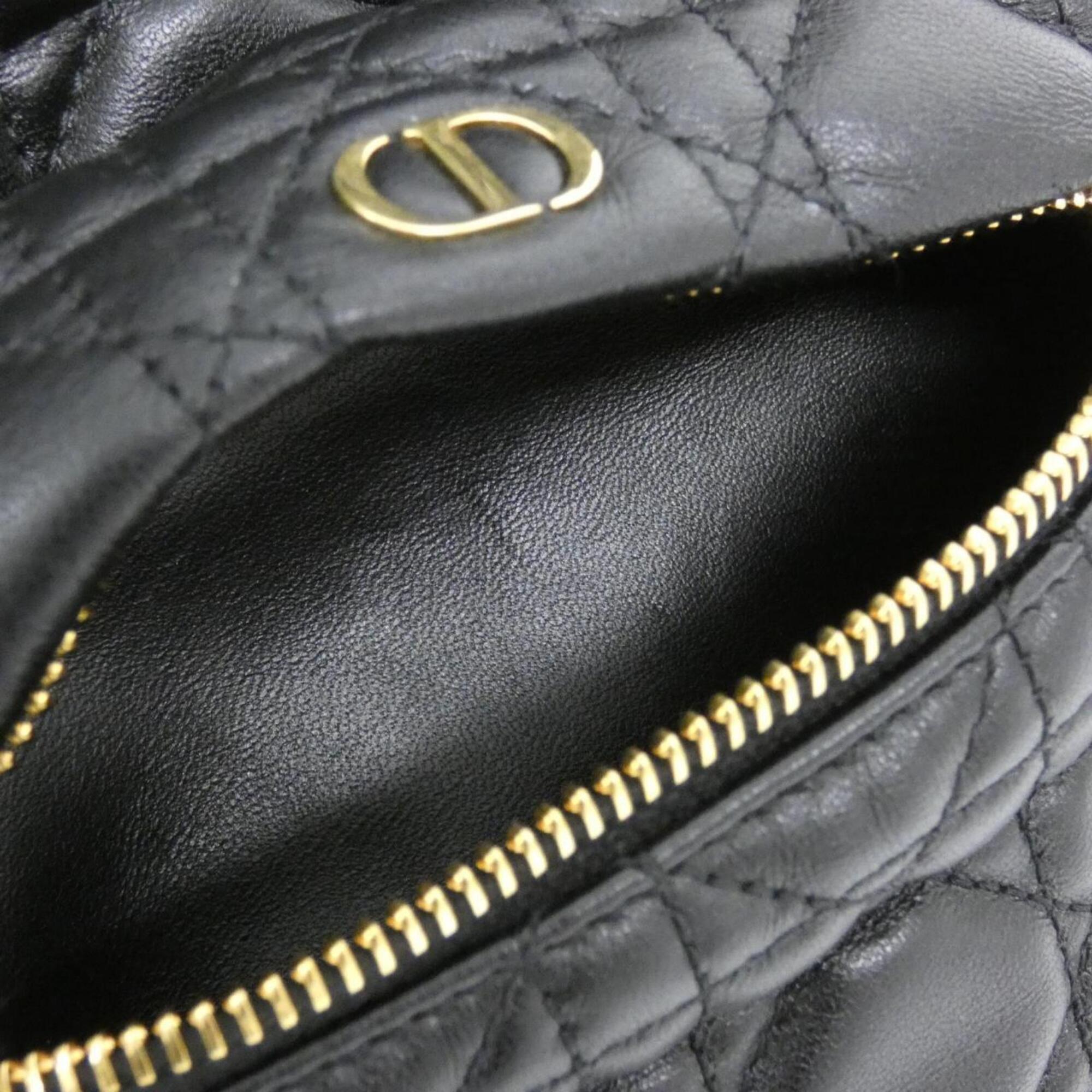 Christian Dior Black Leather Backpack (Pre-Owned)