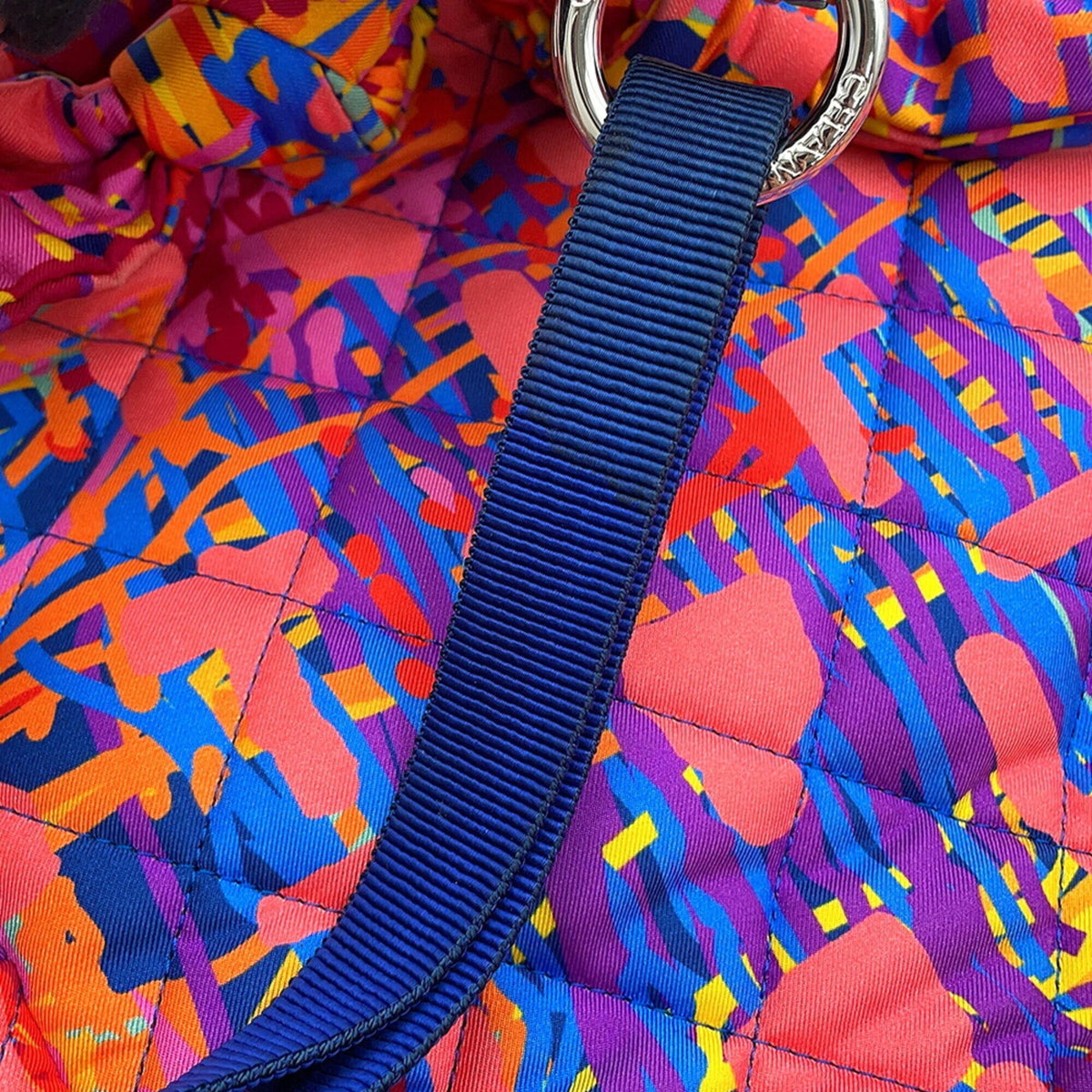 Chanel Matelasse Multi-Color Nylon Backpack (Pre-Owned)