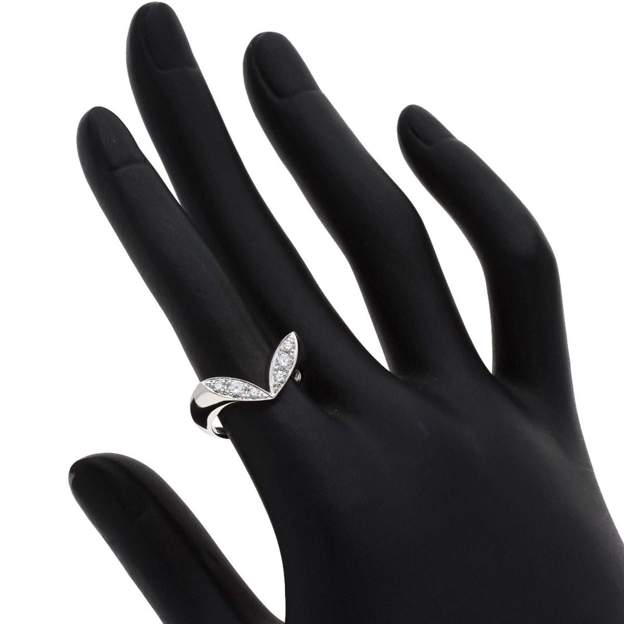 Christian Dior Platinum Platinum 950 Band Ring (Pre-Owned)