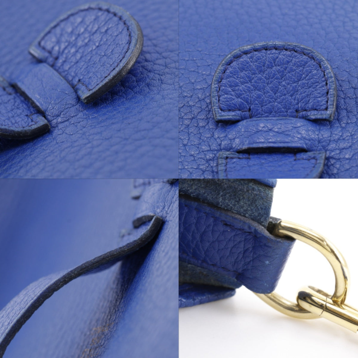 Hermes Blue Ardennes Leather Shoulder Bag (Pre-Owned)