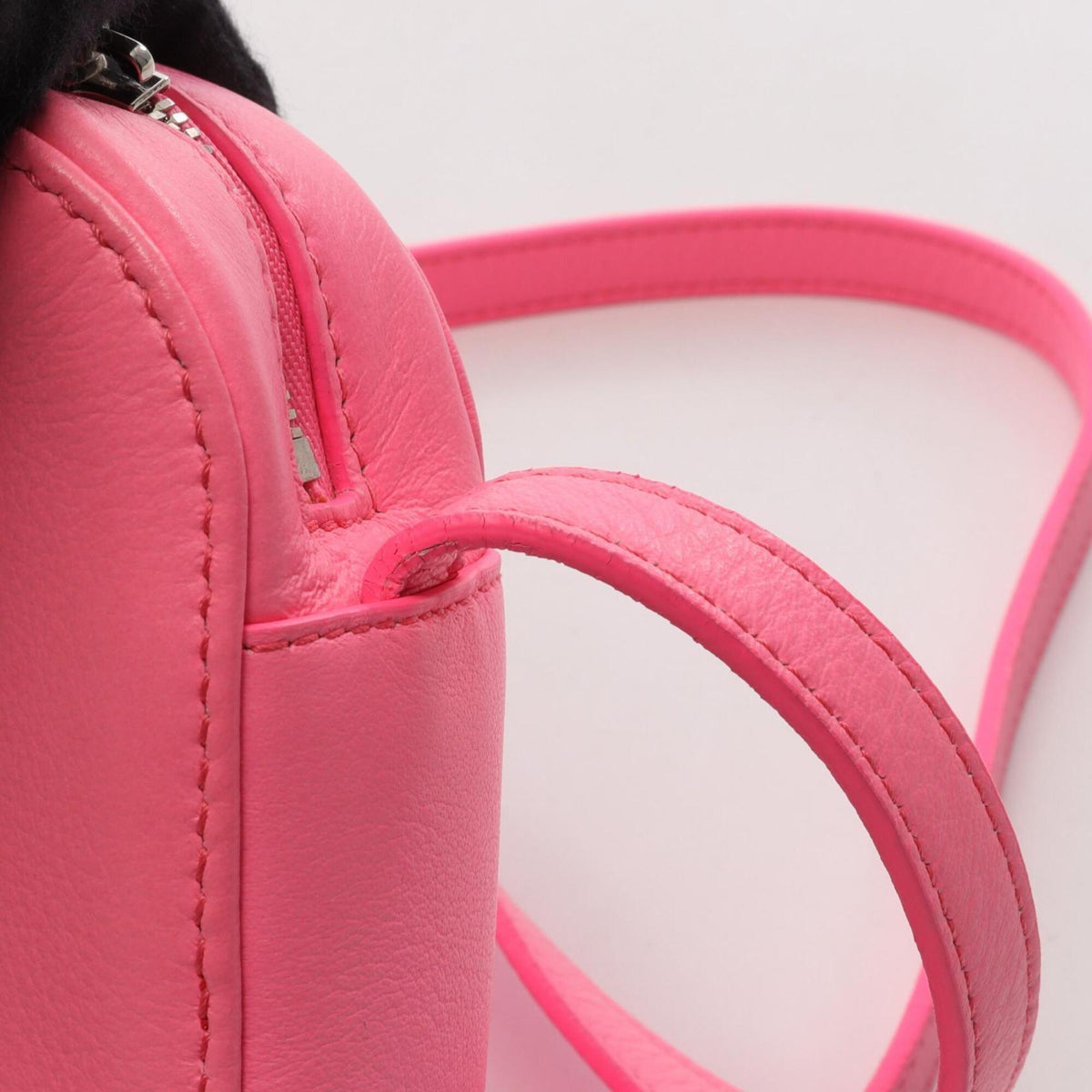 Balenciaga Pink Leather Handbag Shoulder Bag (Pre-Owned)