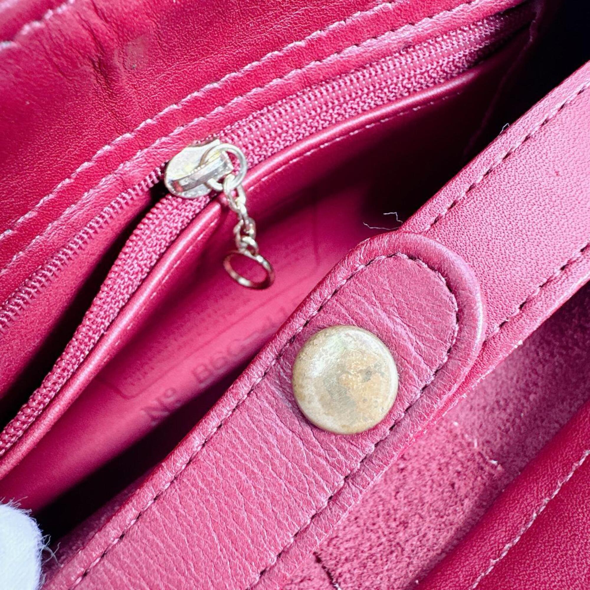 Coach Red Color Leather Backpack (Pre-Owned)