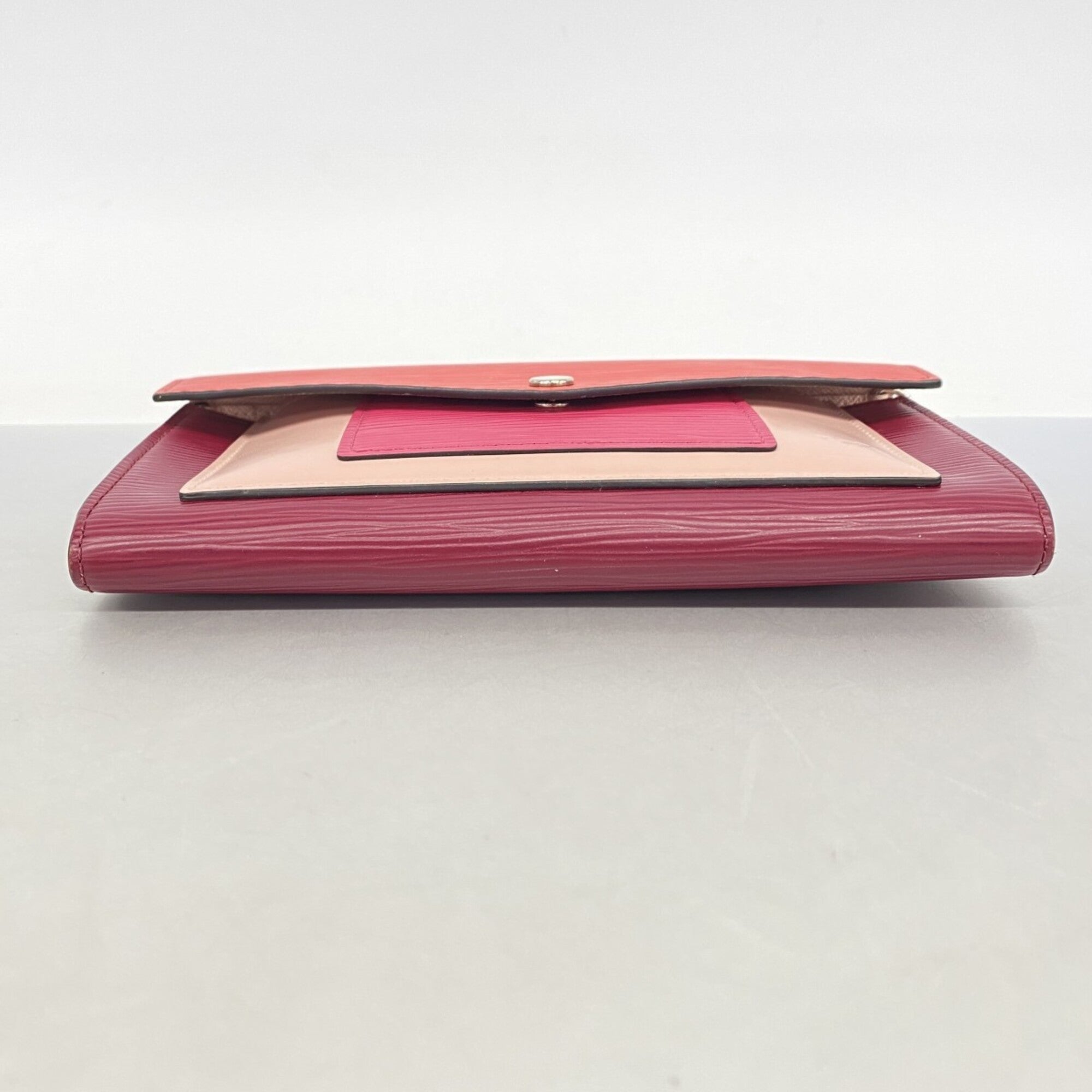 Louis Vuitton Pink Red Color Chain/Shoulder Wallet (Pre-Owned)