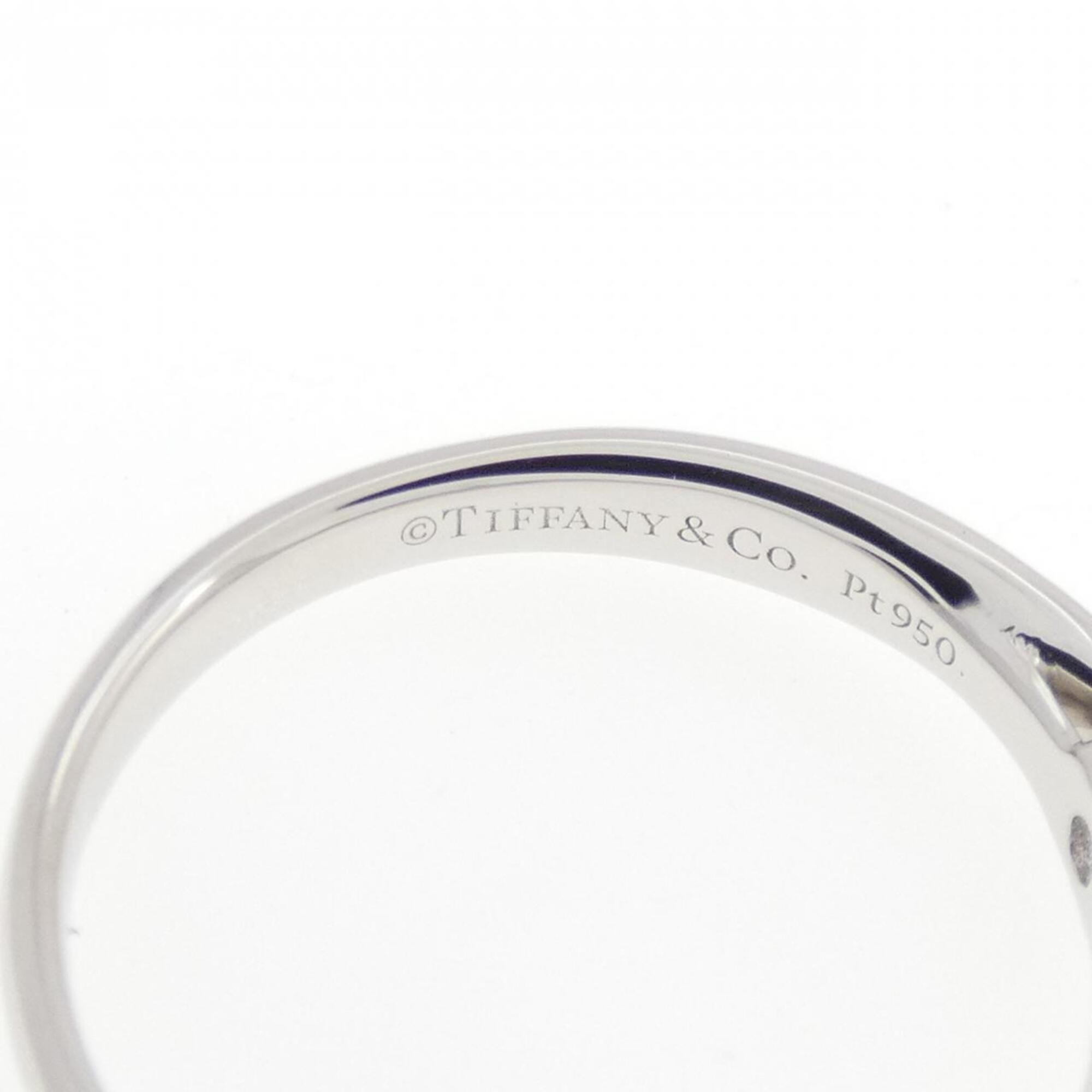 Tiffany Platinum Platinum 950 Band Ring (Pre-Owned)