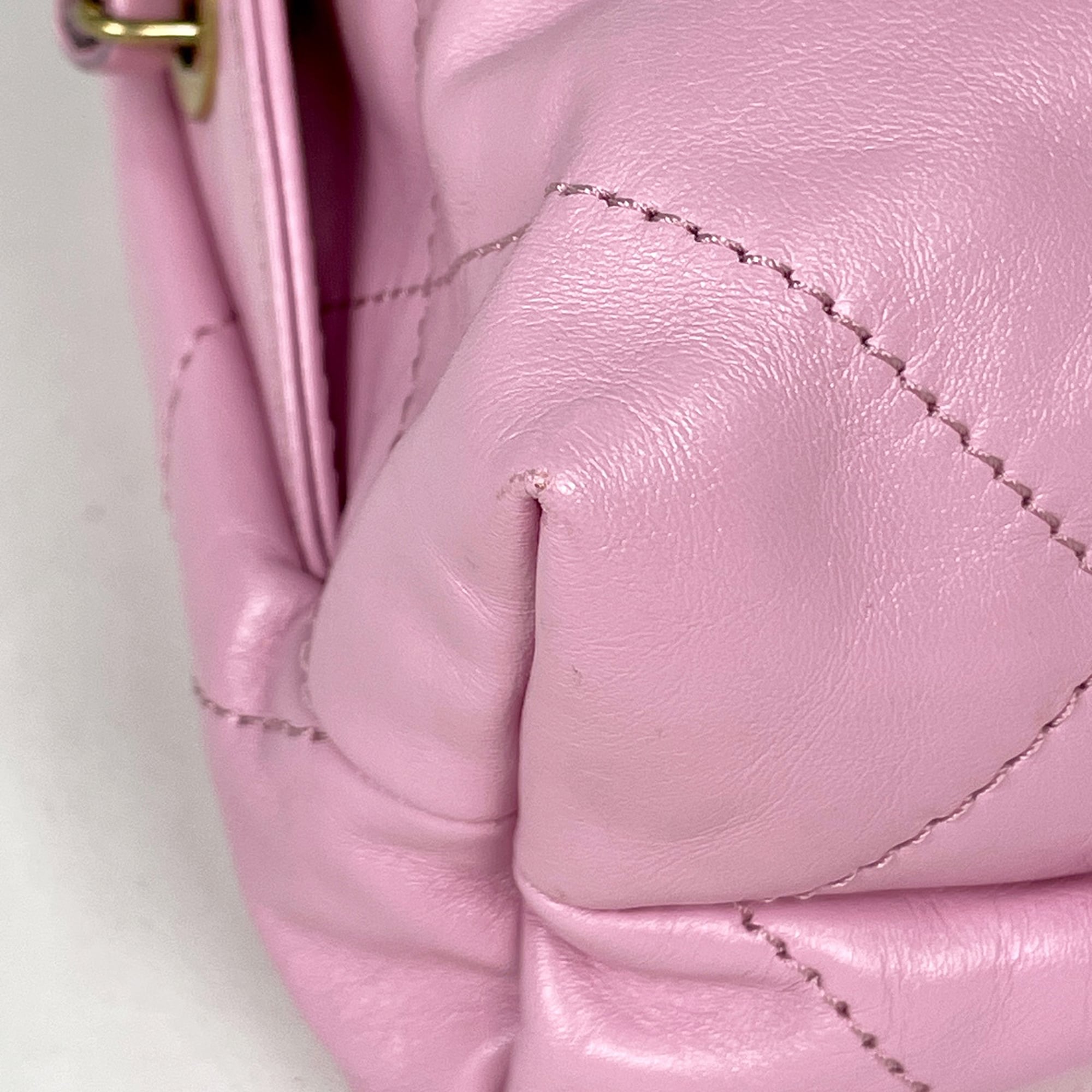 Chanel Pink Leather Backpack (Pre-Owned)