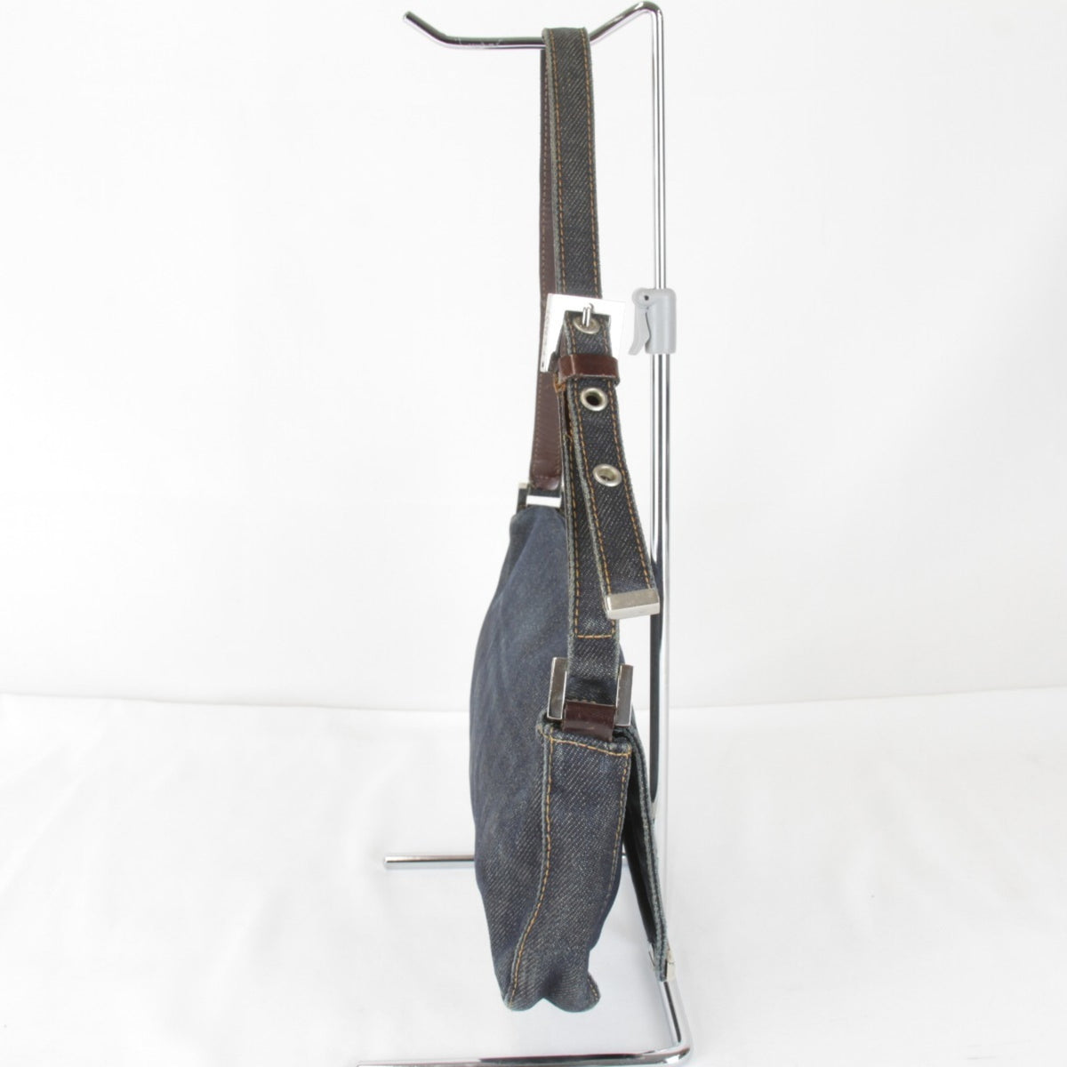 Fendi Navy Denim Shoulder Bag (Pre-Owned)