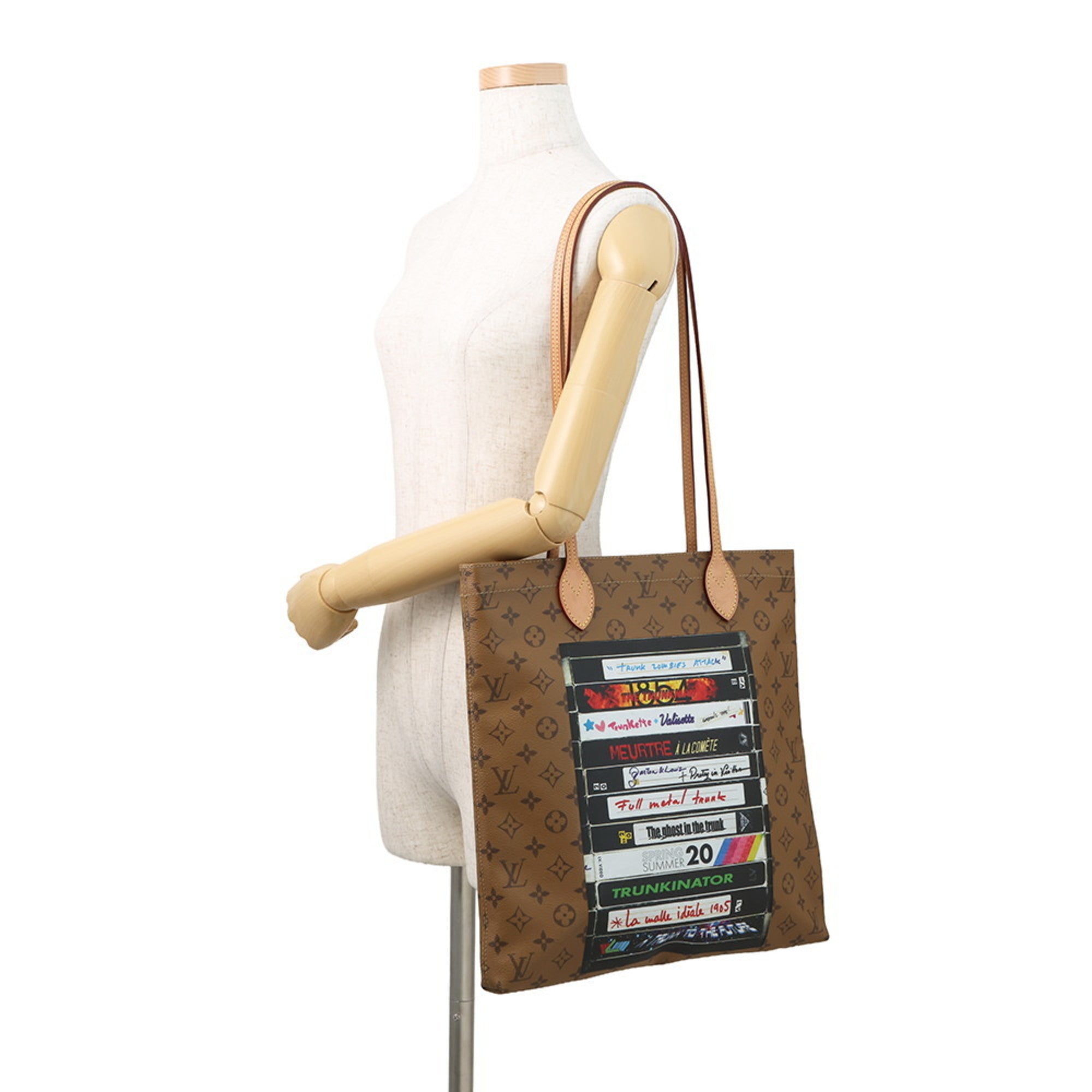 Louis Vuitton Brown Monogram Reverse Noir Monogram Reverse Handbag Tote Bag (Pre-Owned)