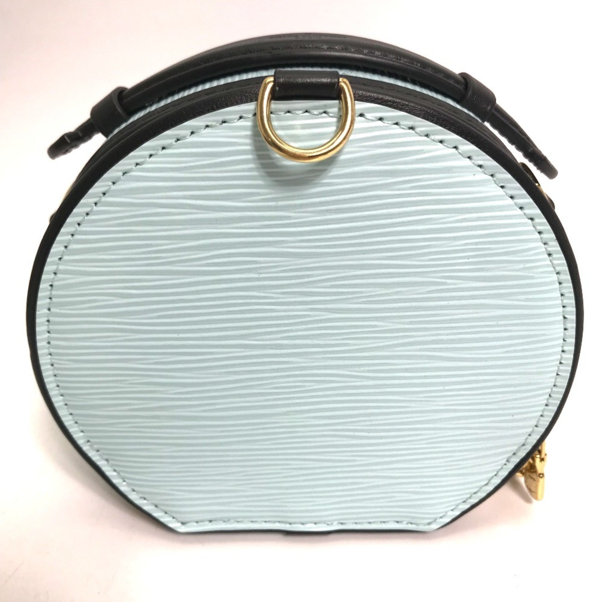 Louis Vuitton Blue Epi Leather Handbag Pouch Shoulder Bag (Pre-Owned)