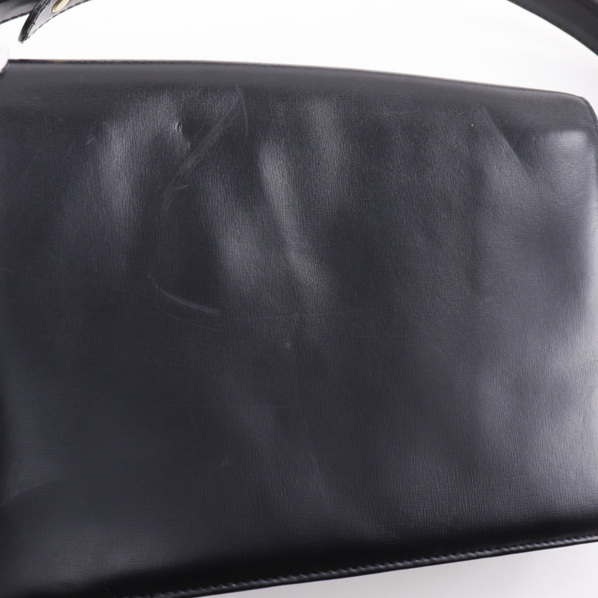 Gucci Black Leather Shoulder Bag (Pre-Owned)
